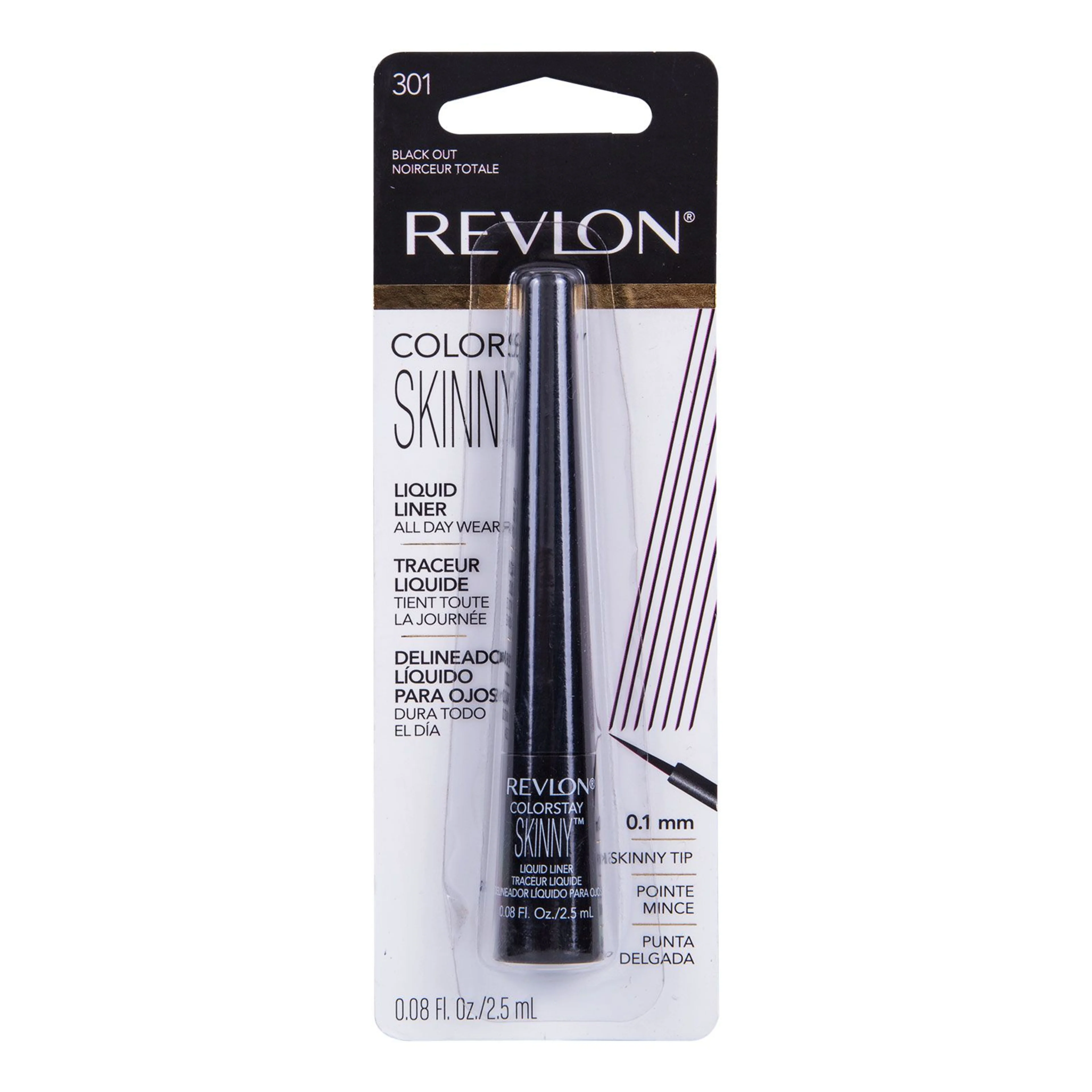 Revlon rv cs skny liq lnr blk out