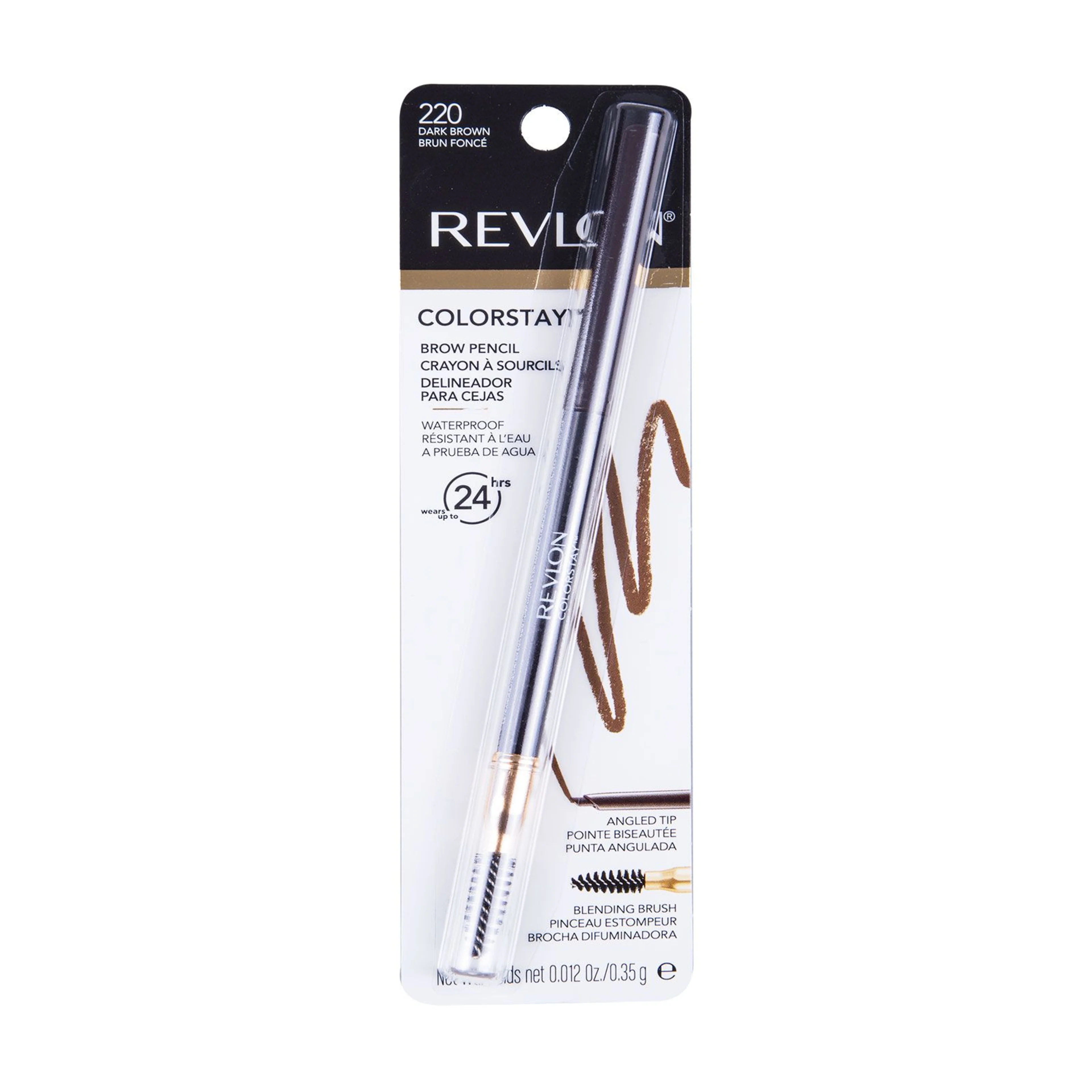 Revlon colorstay brow pencil dark brown 0.35 gr