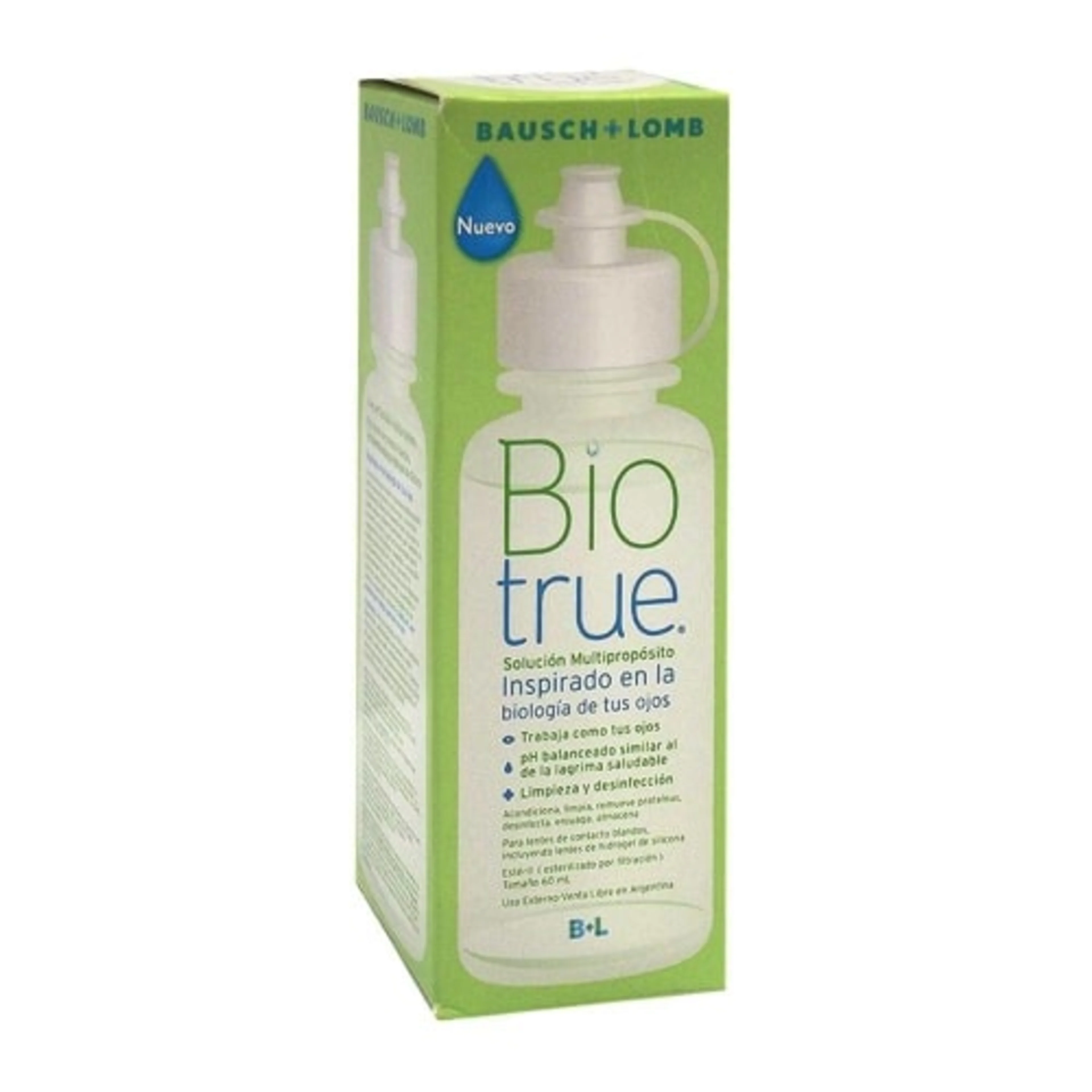 Bio True Solución Para Lentes De Contacto 60 Ml
