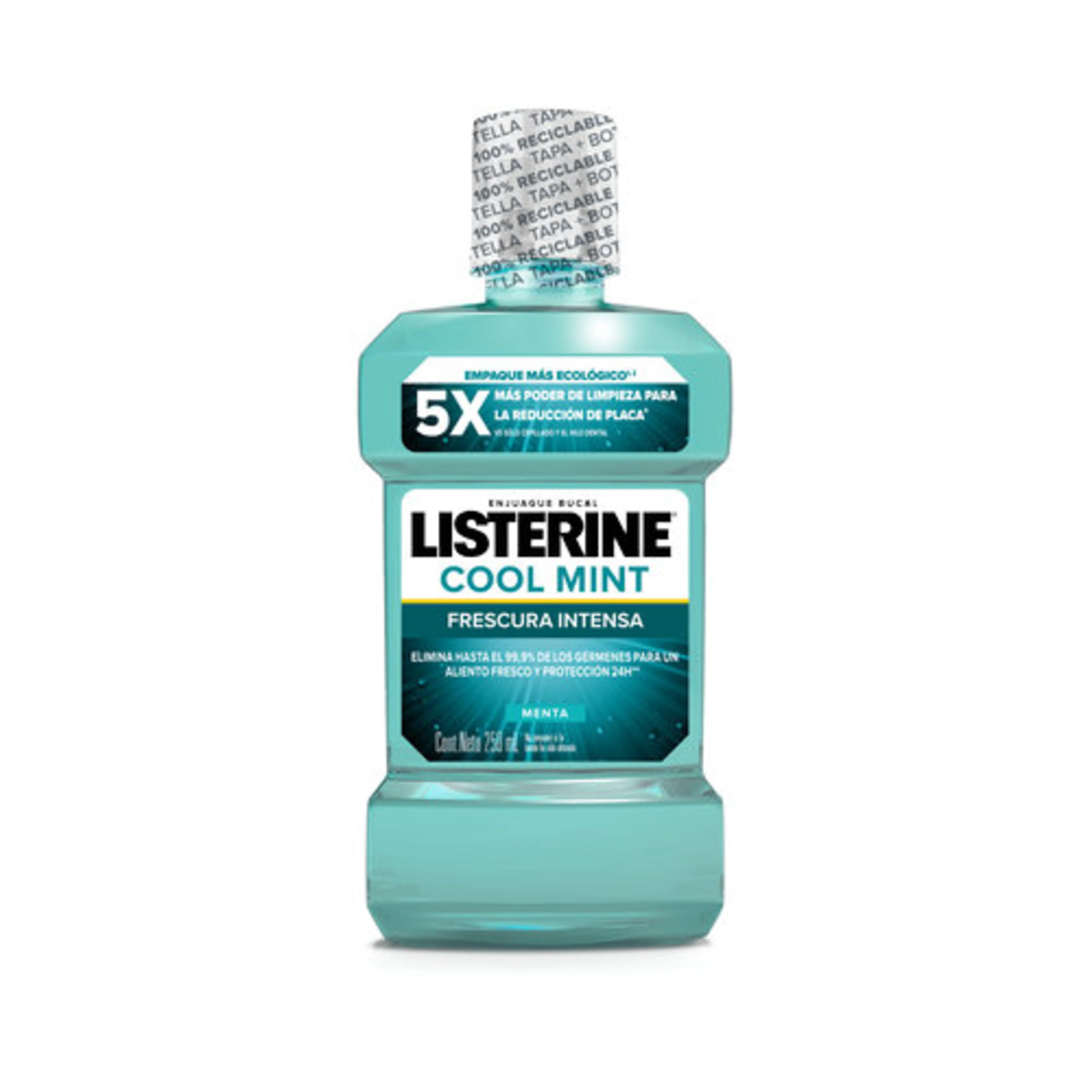 Listerine Cool Mint Enjuague Bucal Con 250 Ml