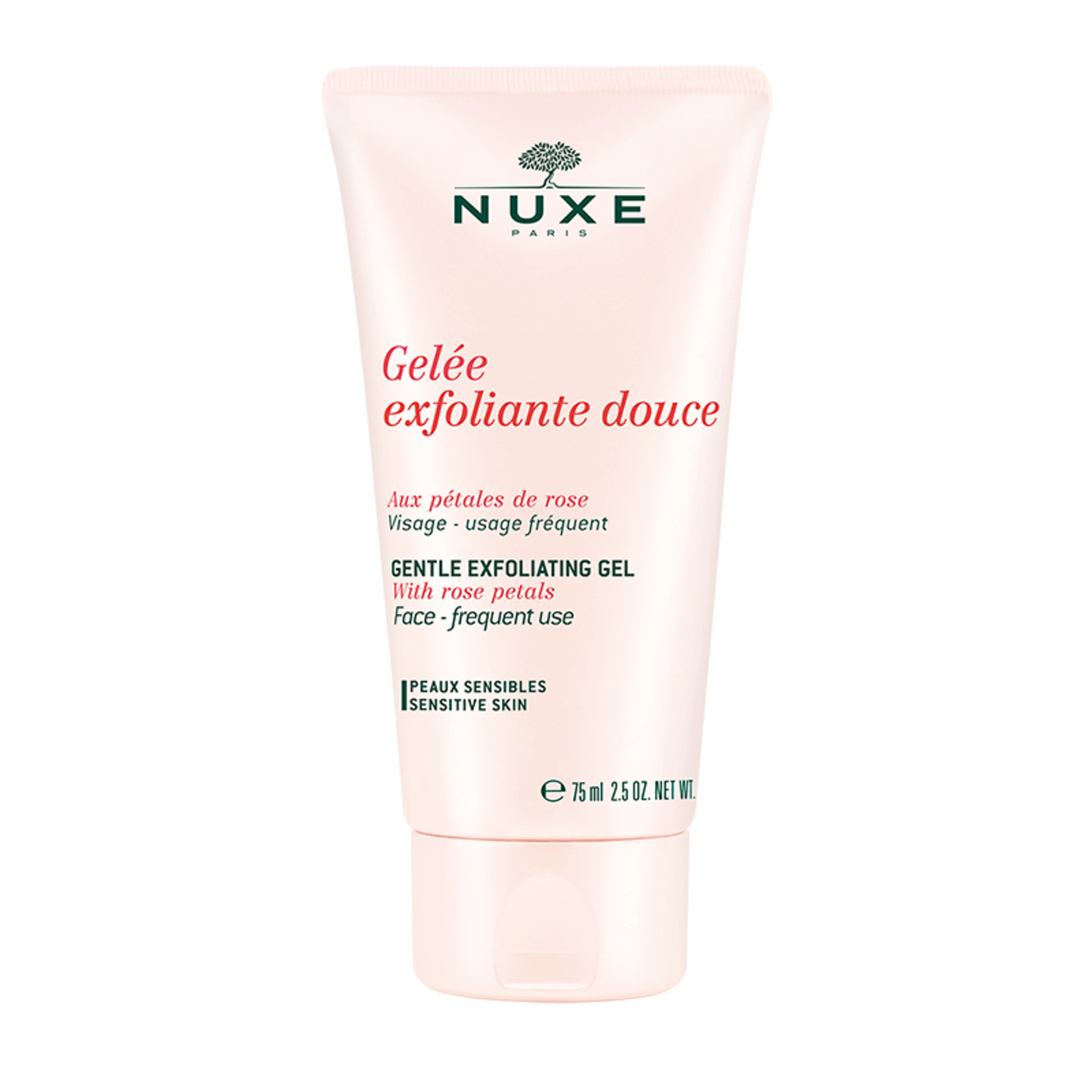 Nuxe douce gel facial exfoliante 75 ml tubo