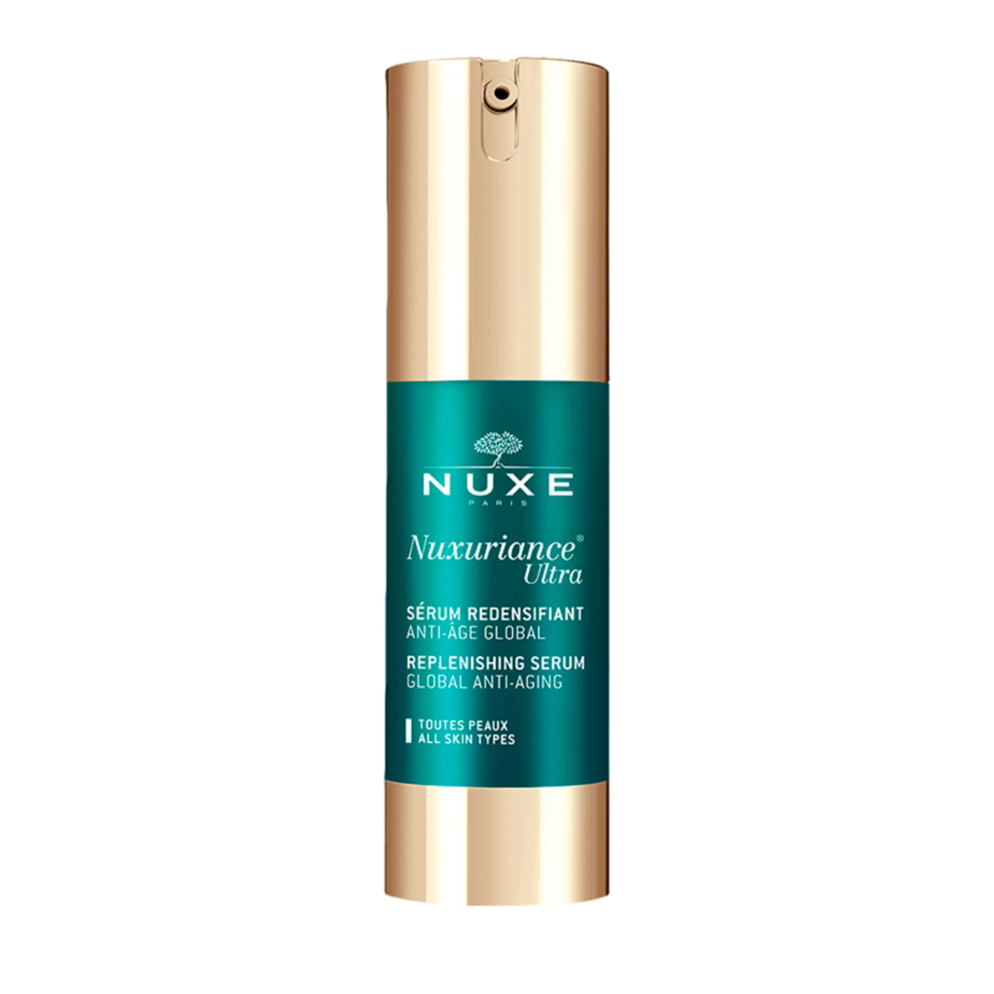 Nuxe nuxuriance ultra suero redensificante antiedad global 30 ml frasco