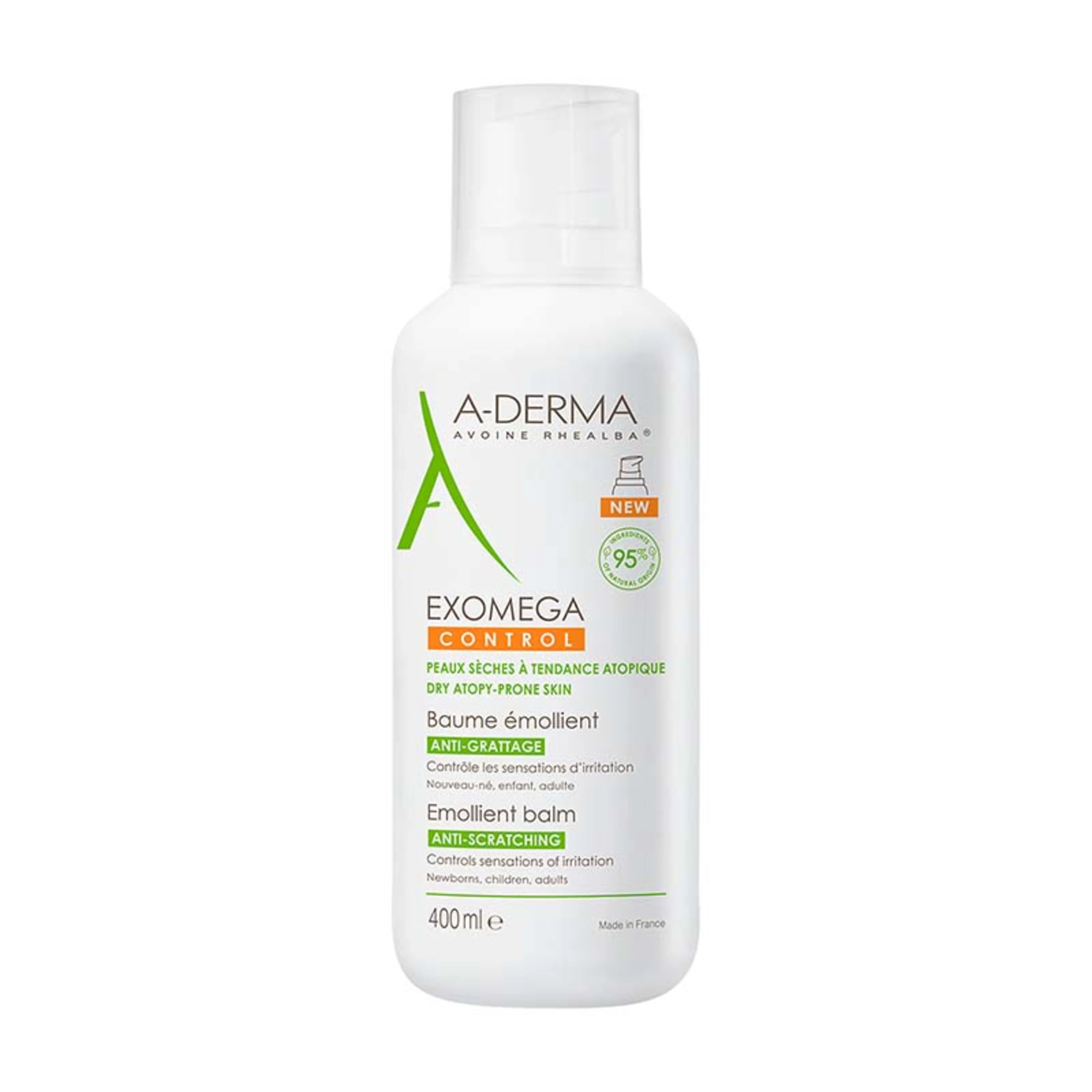 A-Derma Exomega Bálsamo Emoliente Para Piel Atópica Con 400 Ml