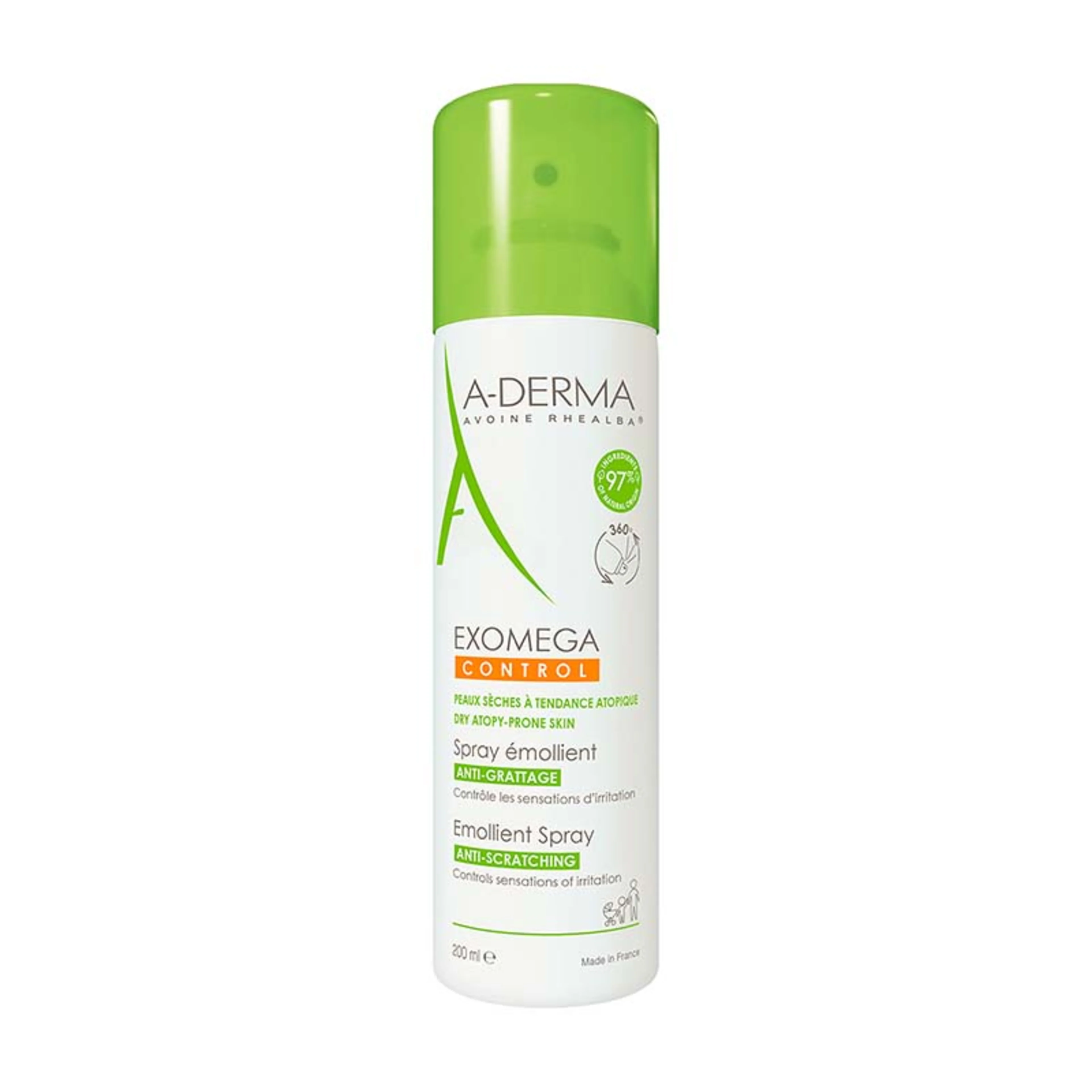 Aderma Exomega Spray Emoliente Para Pieles Con Tendencia Atopica 200 Ml Botella