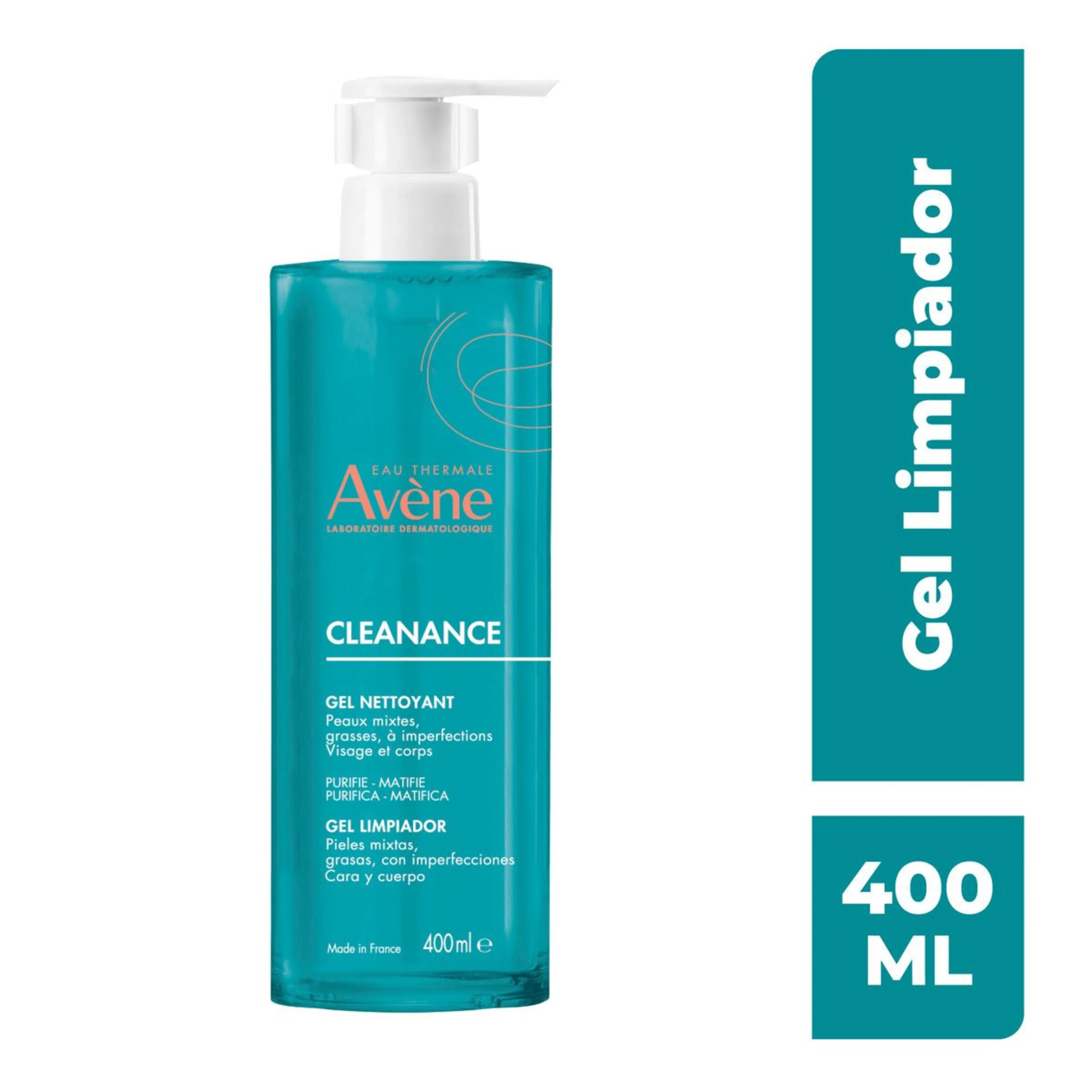 Cleanance Gel Limpiador Facial Y Corporal Para Piel Grasa Con 400 Ml