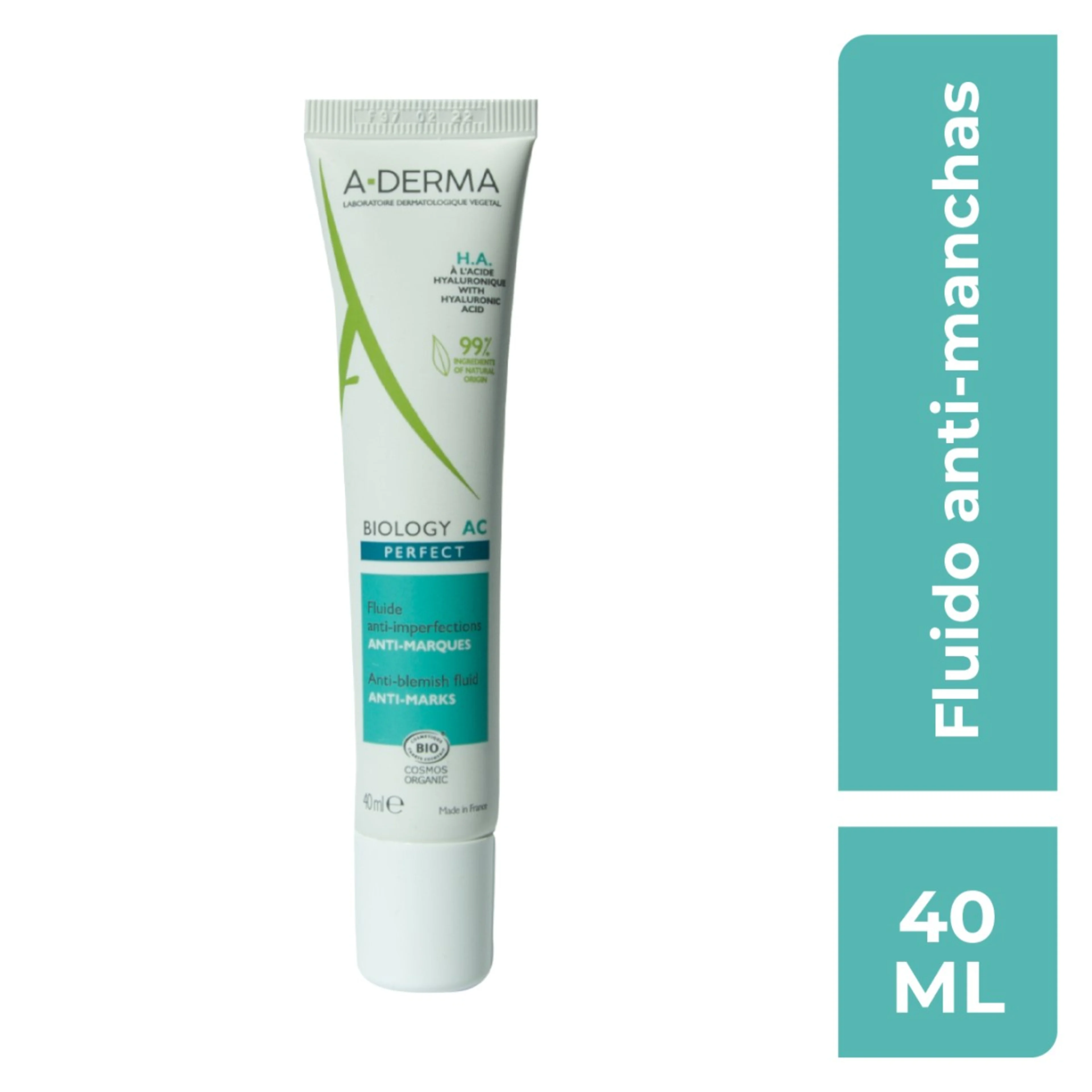 A-Derma Biology Ac Perfect Fluido Anti-Imperfecciones Con 40 Ml