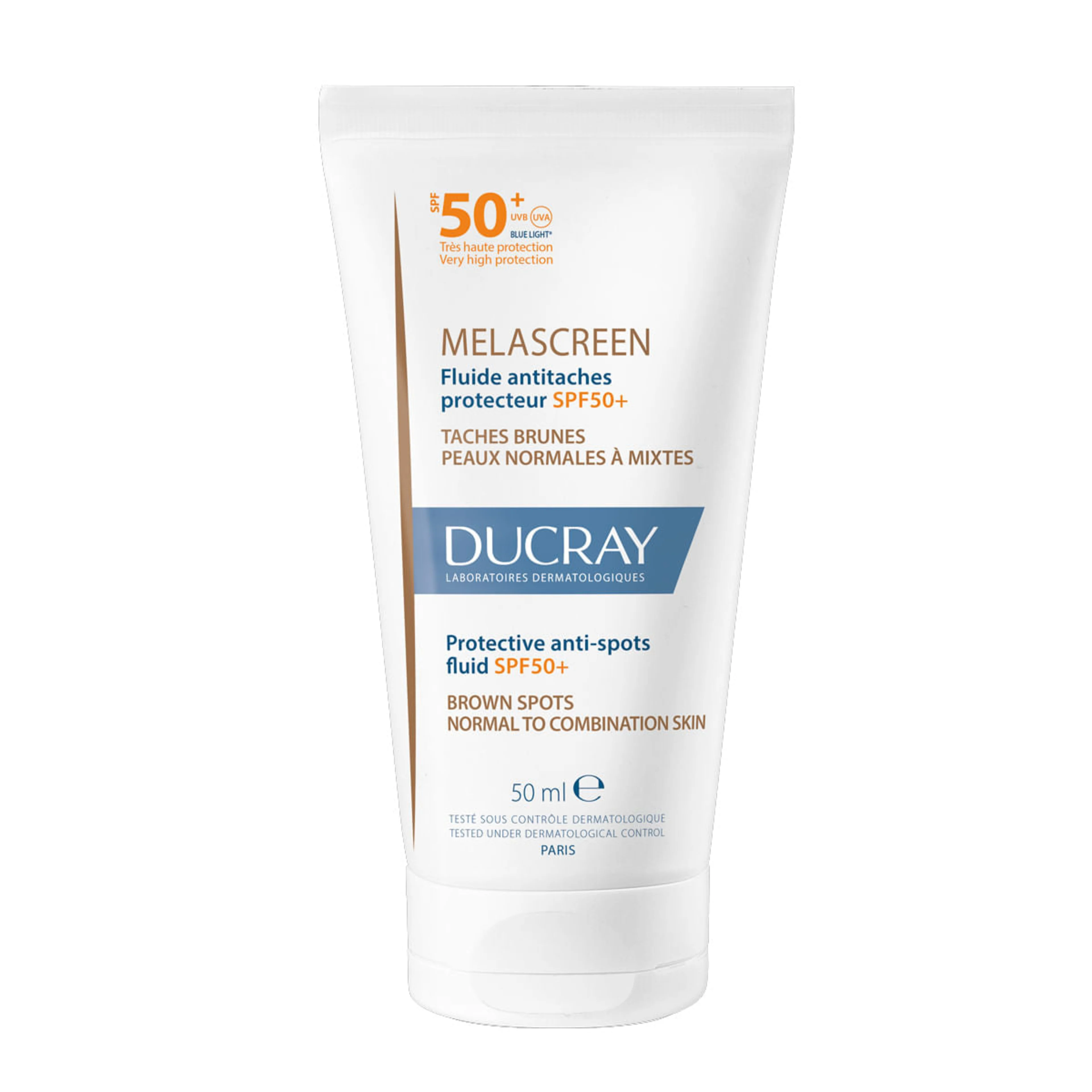Ducray Melascreen Protector Solar Fps50+ Con Fluido Antimanchas Con 50 Ml
