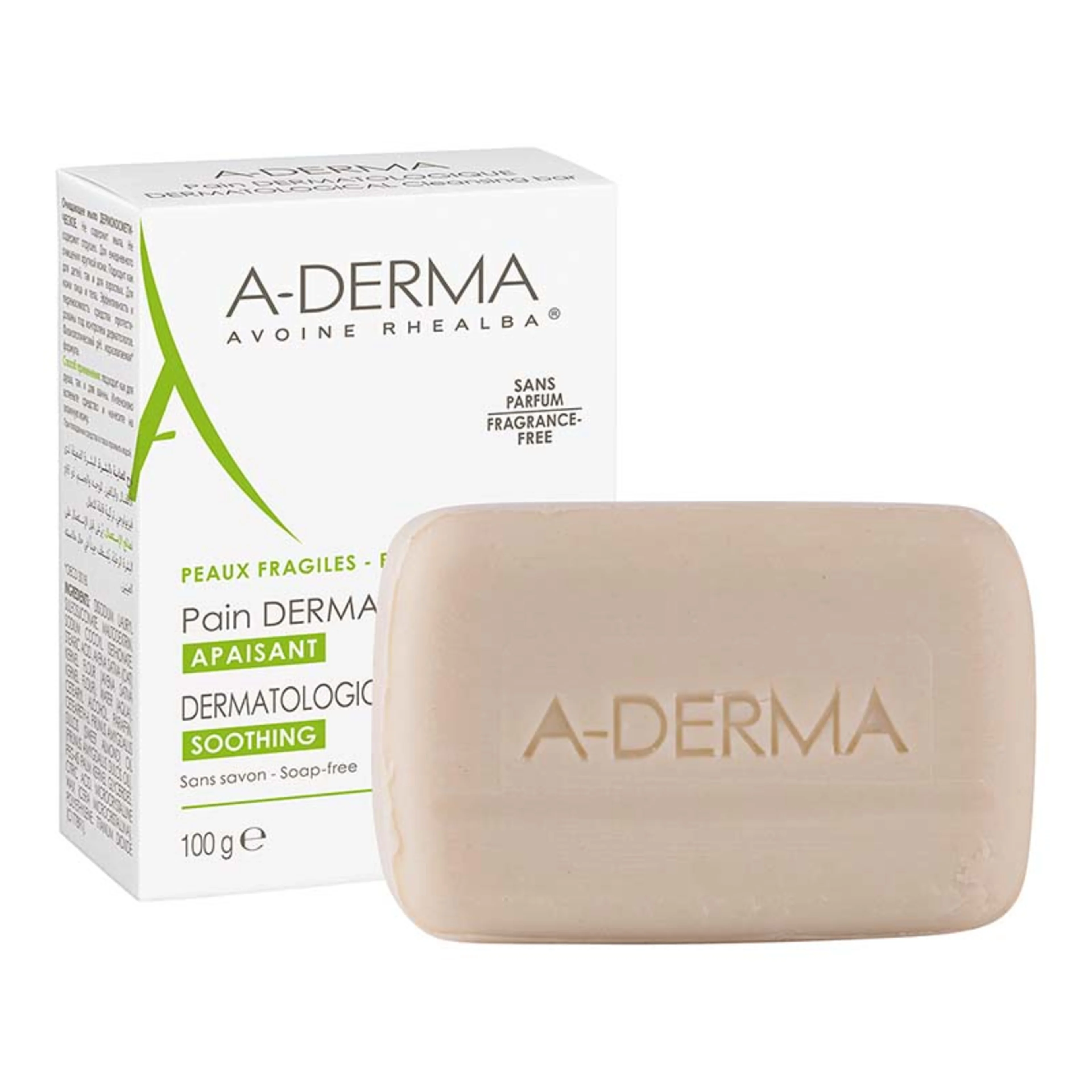 A-Derma Dermopan Dermolimpiador En Barra Con 100 G
