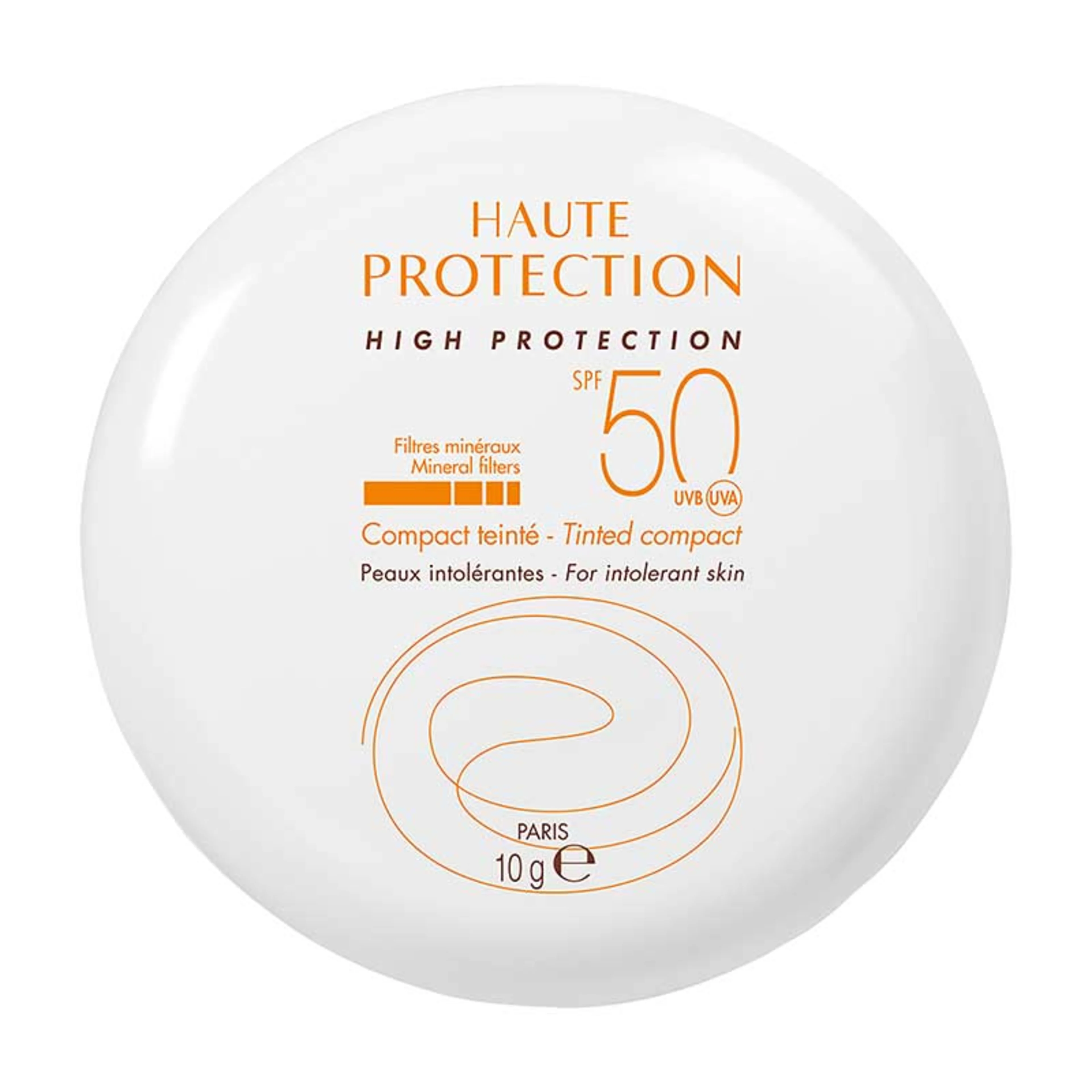 Avene Protector Solar En Polvo Compacto Fps50 Tono Dorado 10 G