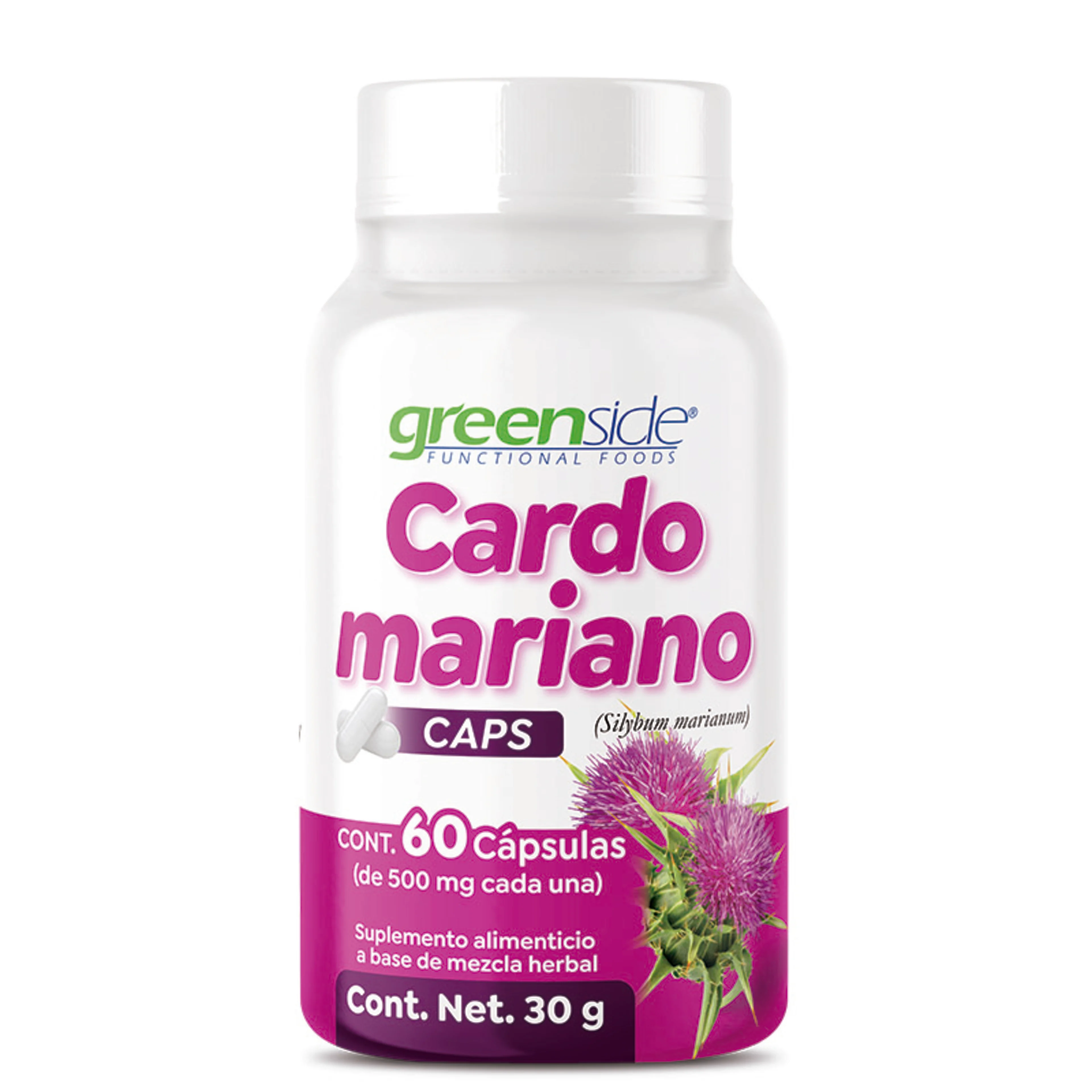 Greenside Cardo Mariano con 60 Cápsulas
