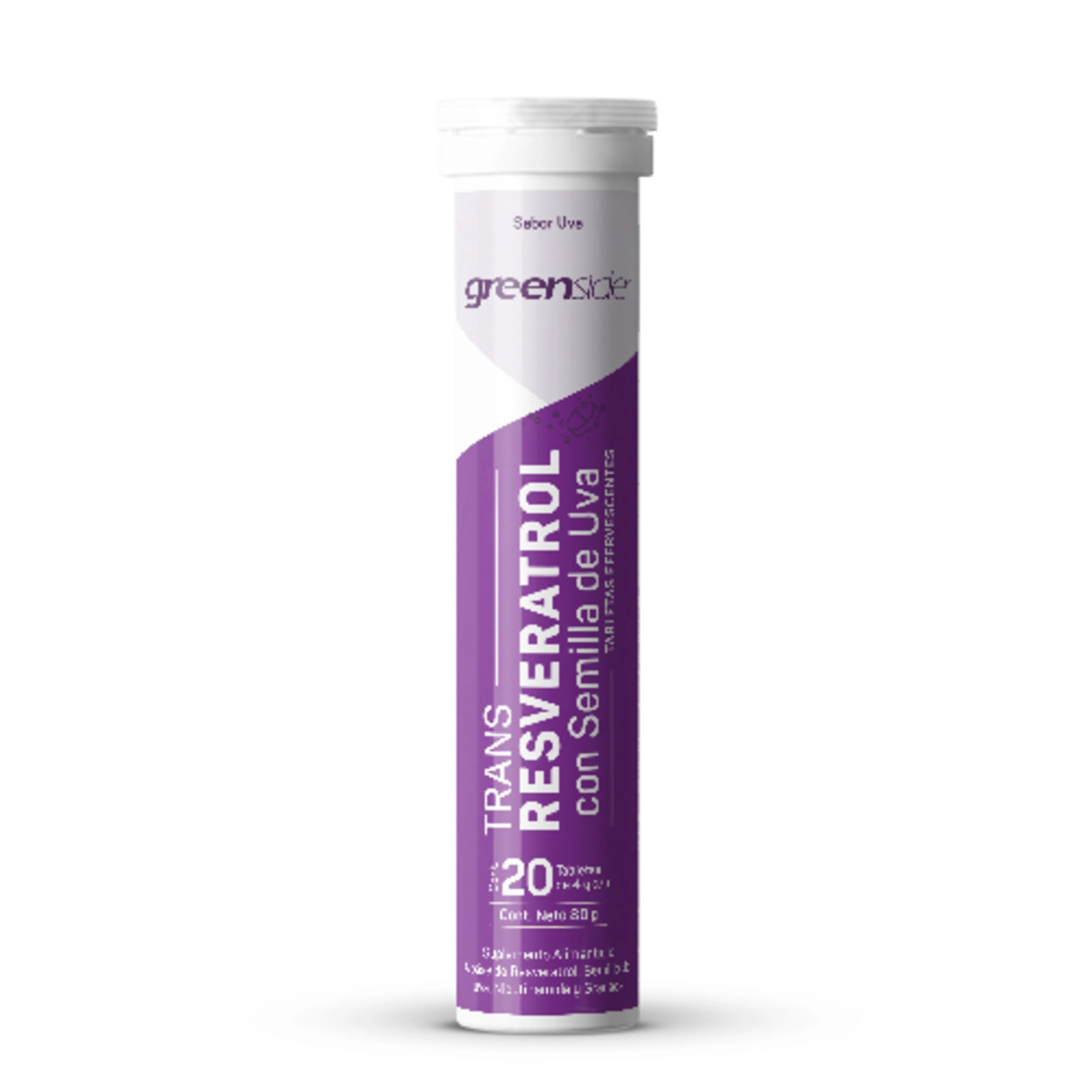 Resveratrol Con 20 Tabletas Efervescentes