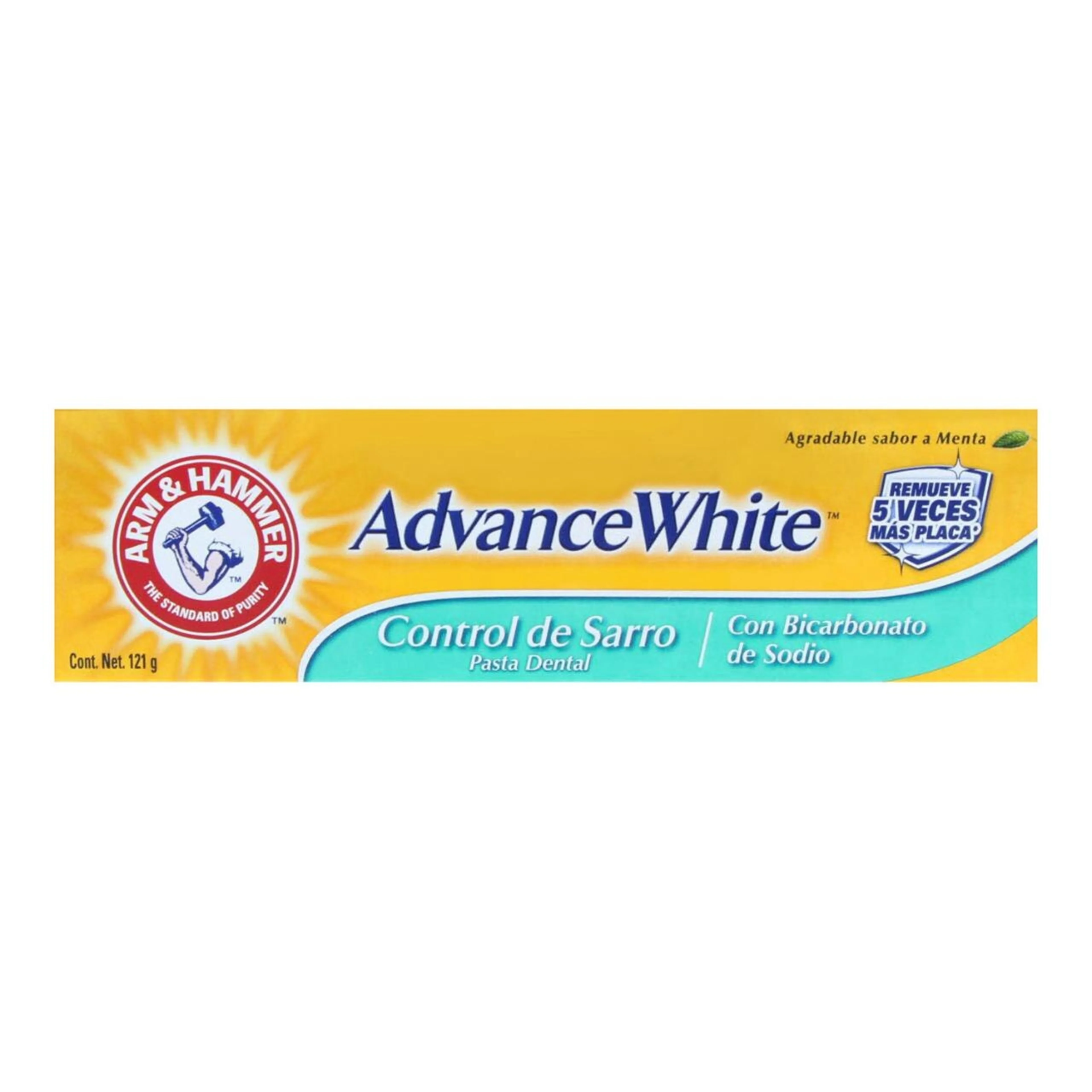 Arm & Hammer Pasta Dental Advance White Control De Sarro Con 121 G