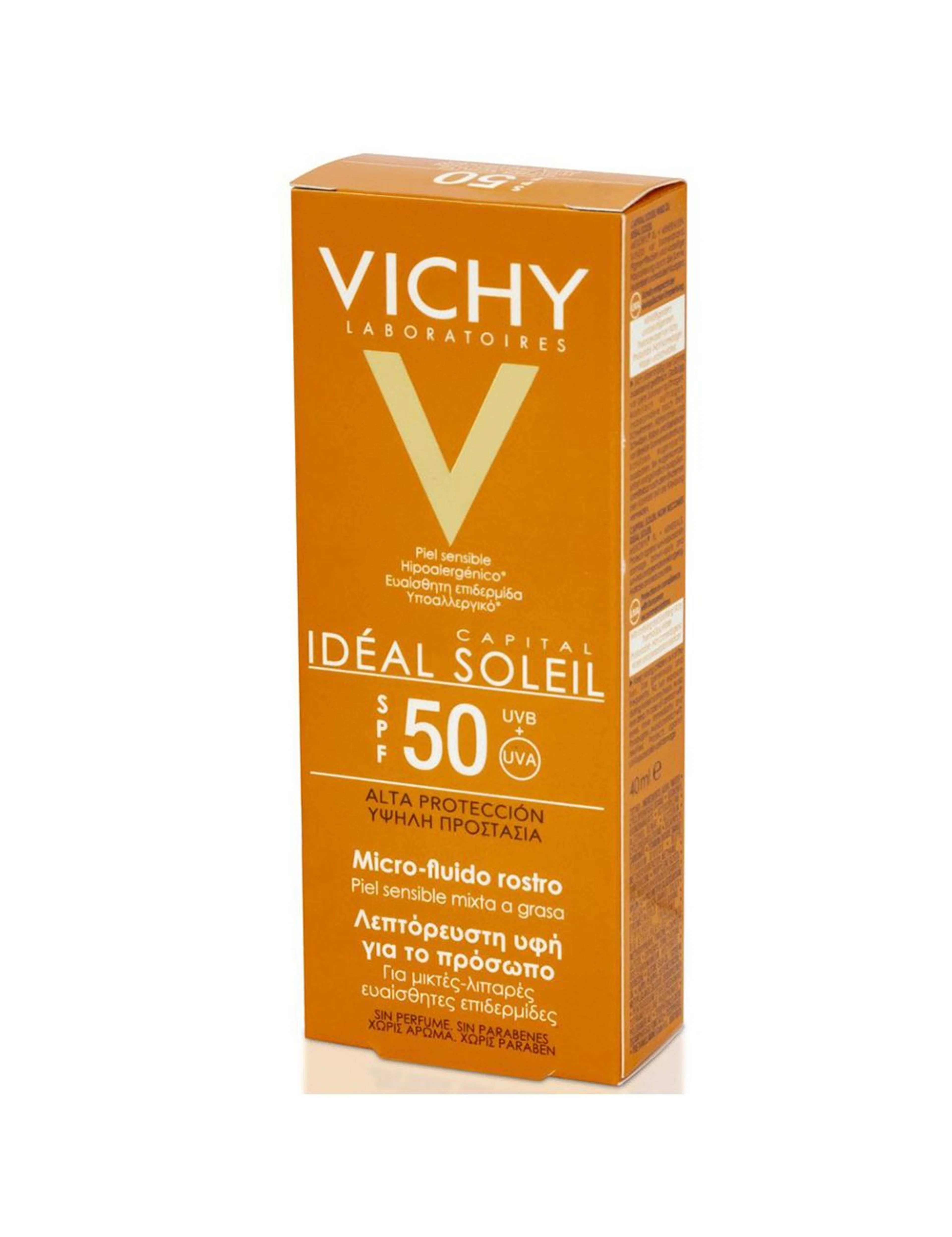 Vichy ideal soleil spf 50 uvb + uva 40ml