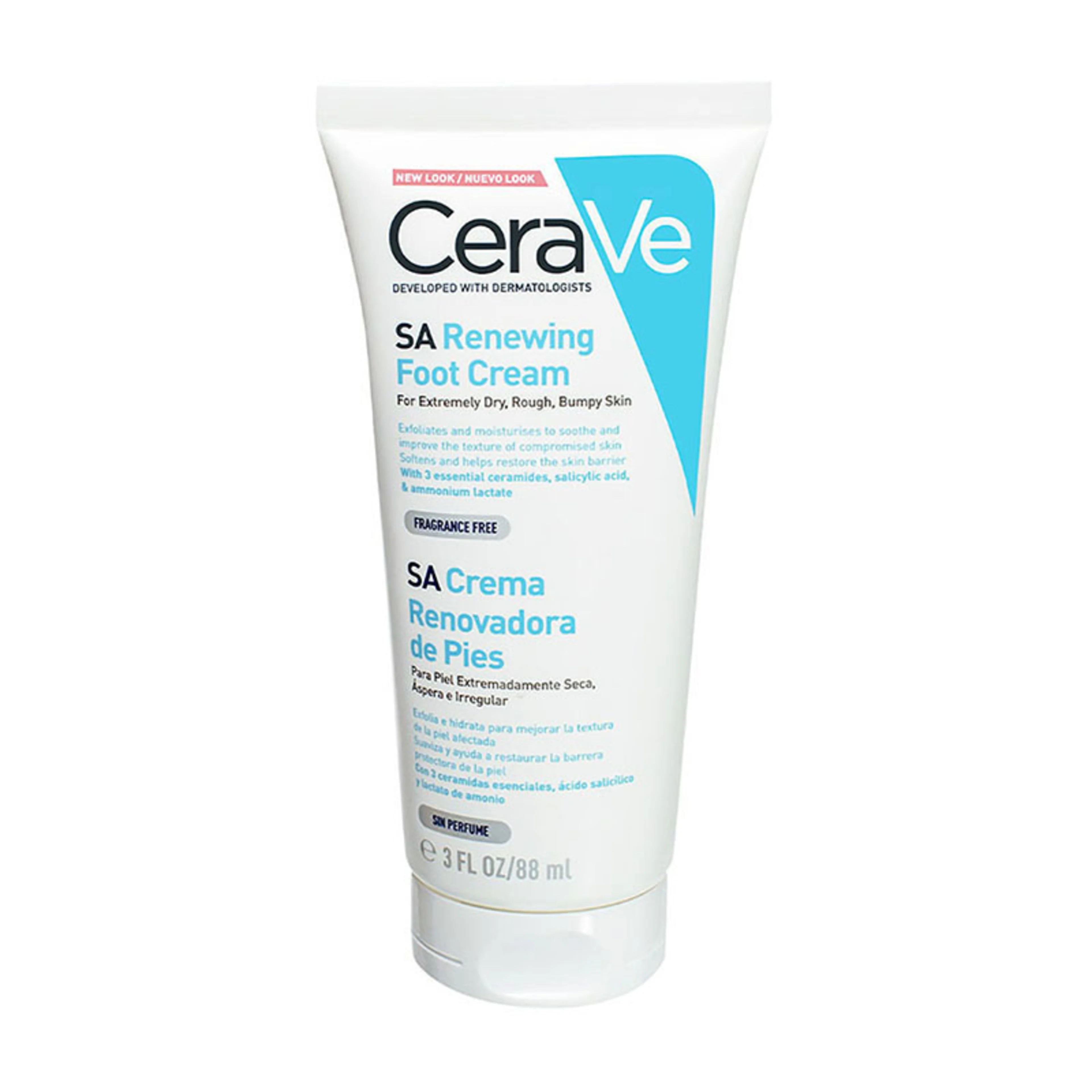 Cerave Sa Renewing Foot Cream Crema Renovadora De Pies 88 Ml
