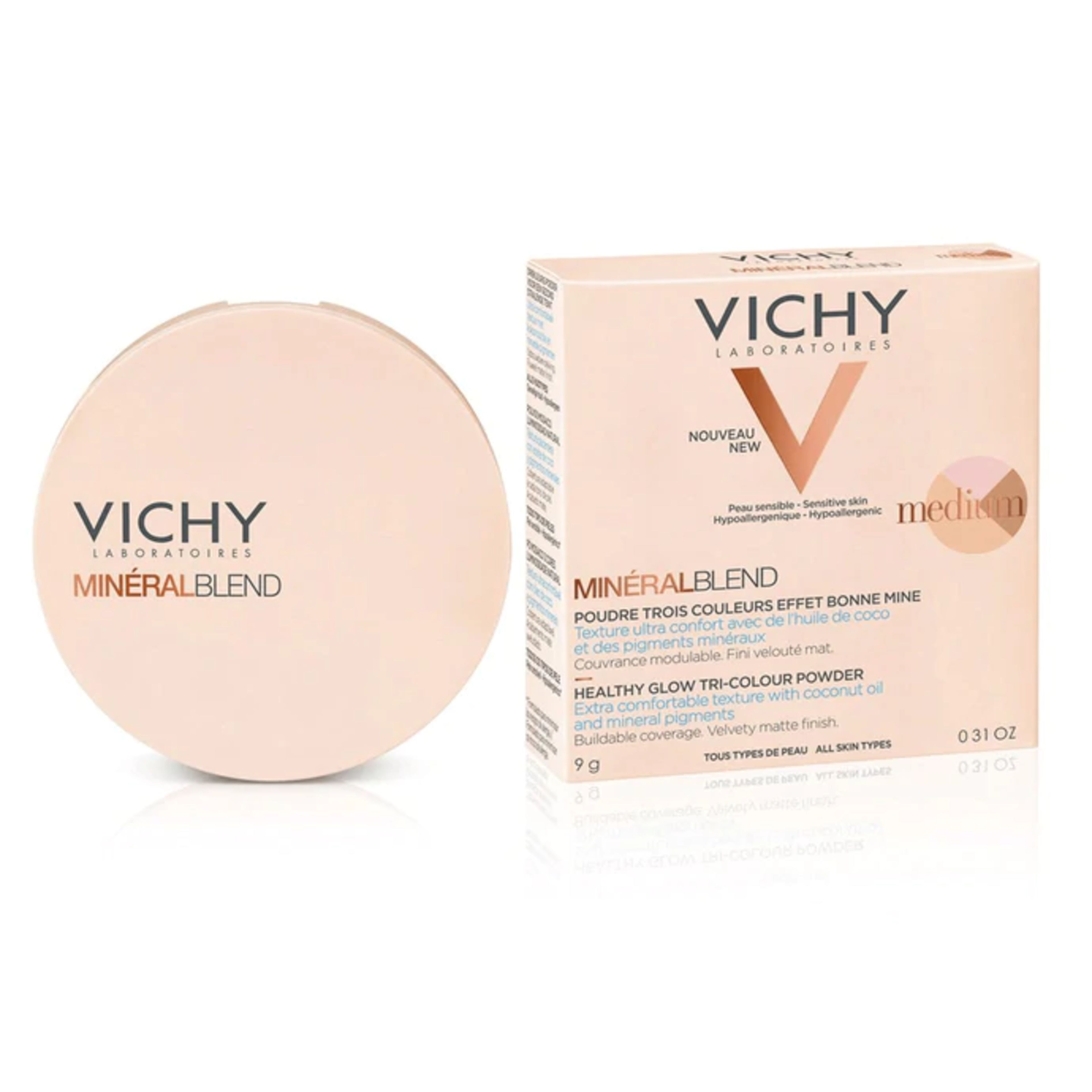 Vichy mineralblend polvo compacto tan 9g