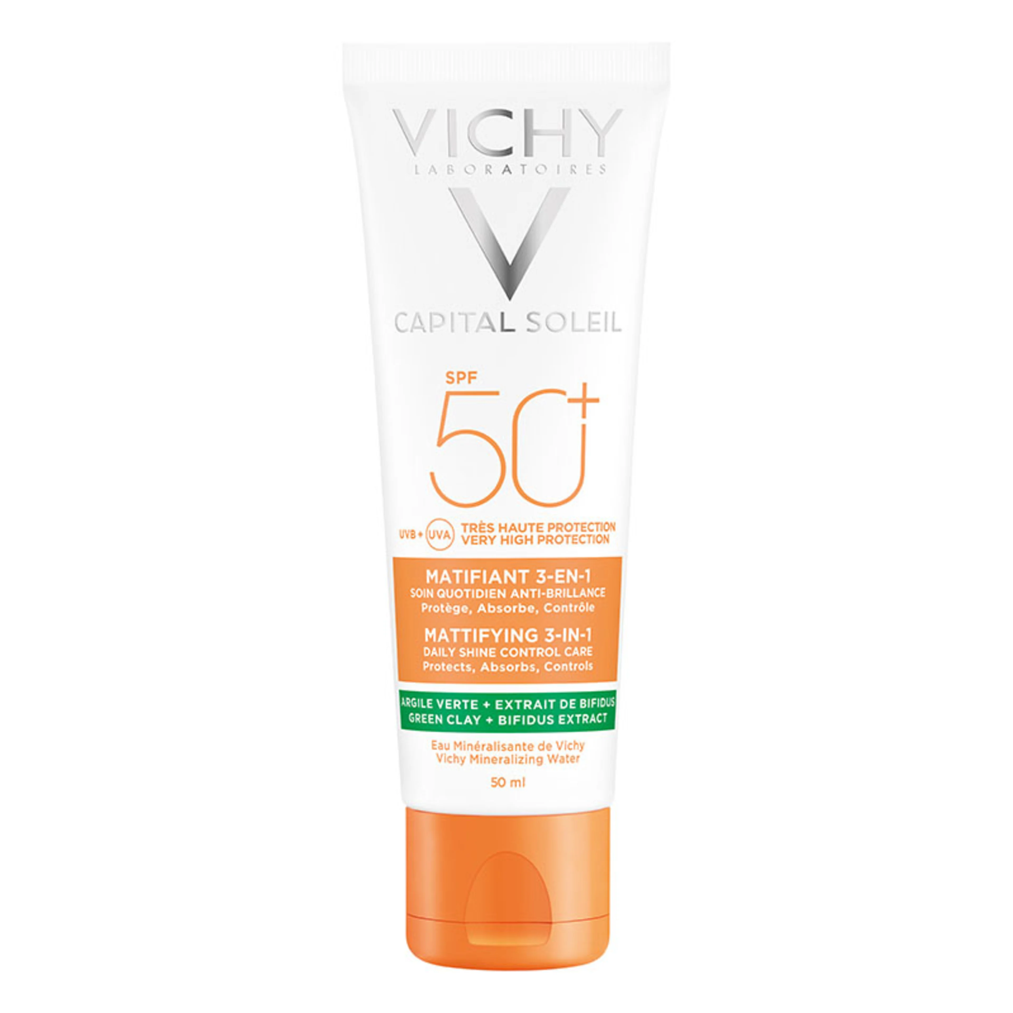 Vichy Protector Solar Anti-Brillo Capital Soleil Matificante 3En1 Fps 50+
