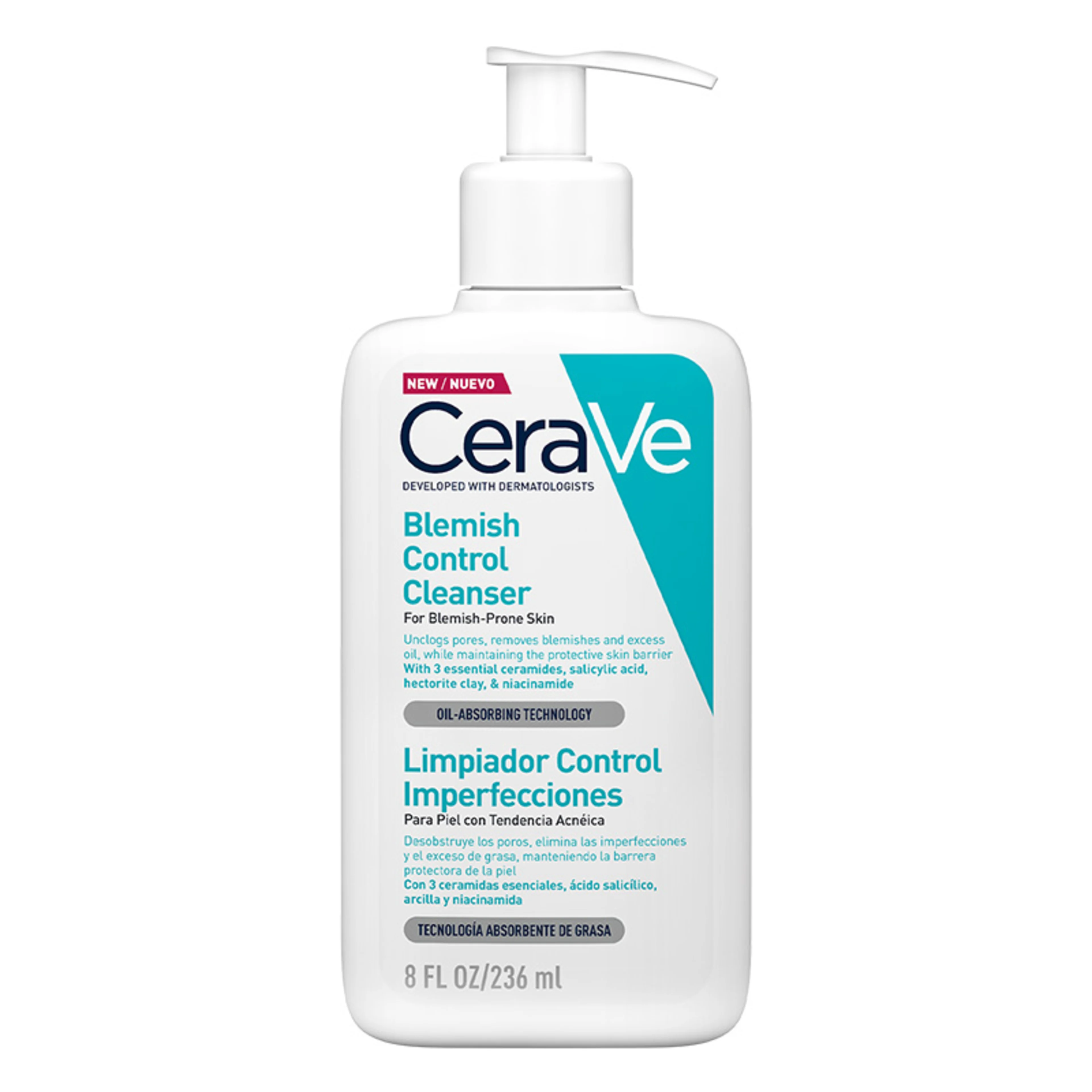 Cerave Limpiador Control Imperfecciones Con 236 Ml