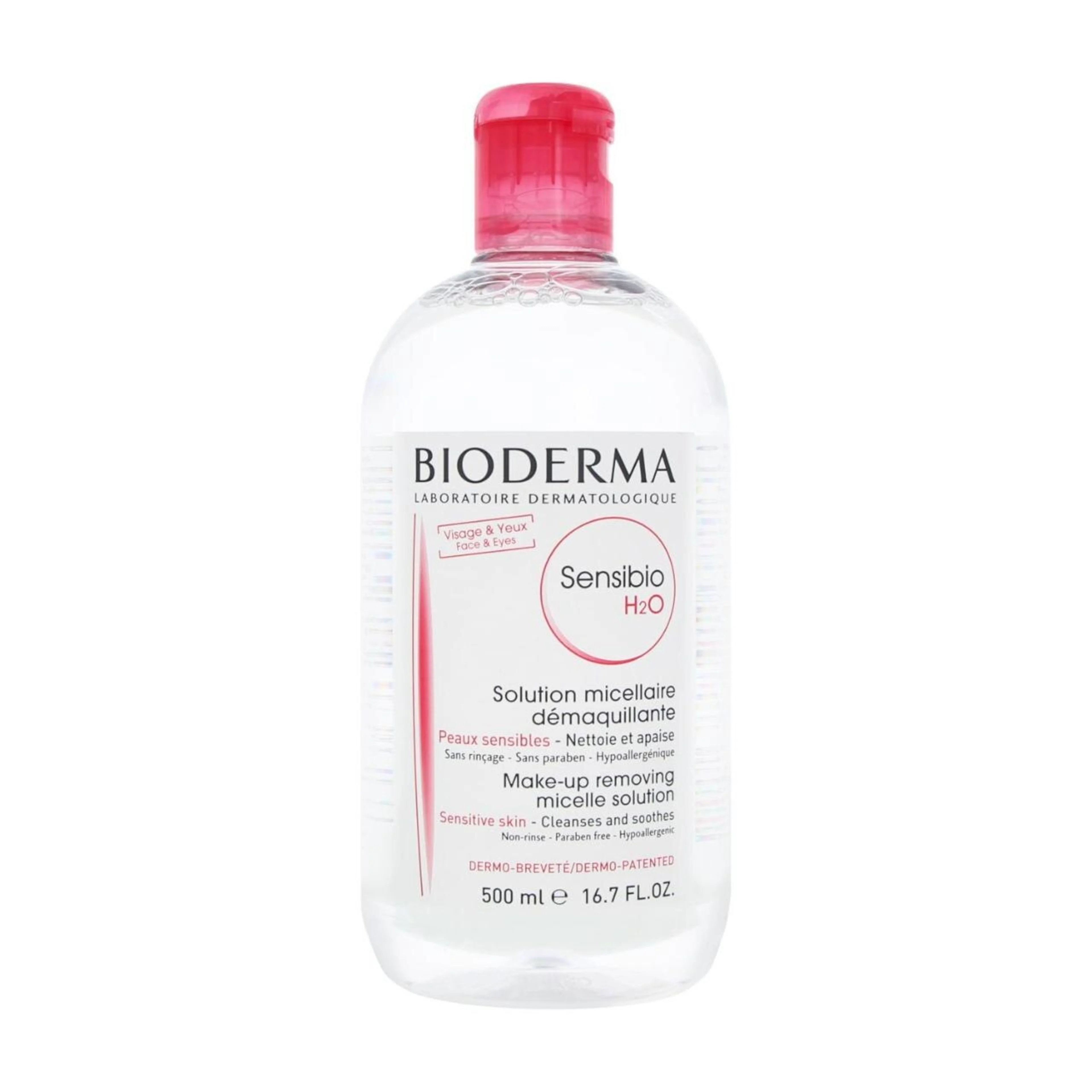 Bioderma Sensibio H2O Solución Micelar Desmaquillante Con 500 Ml