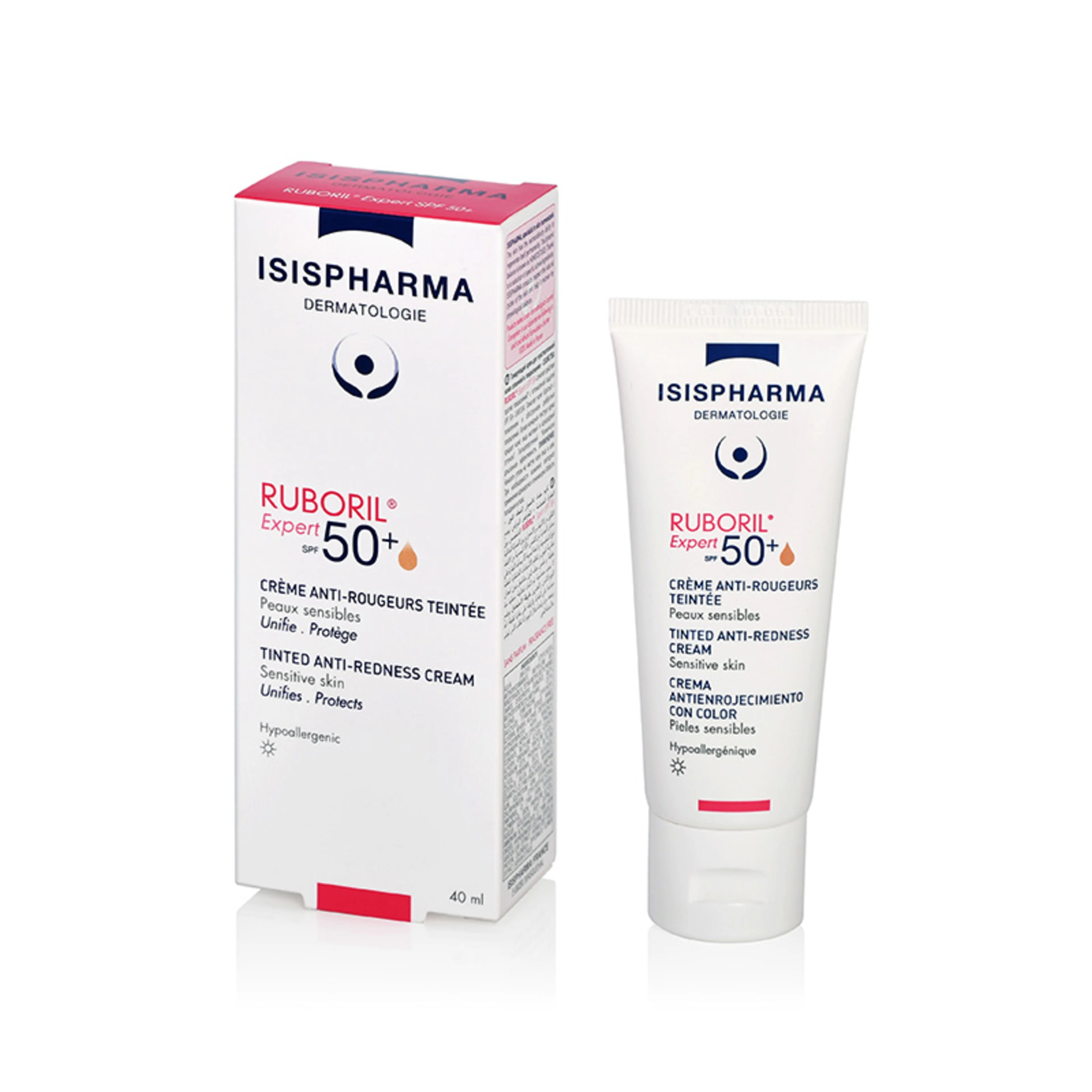 Ruboril Expert 50+ Crema Anti-Rojeces Con Color Con 40 Ml
