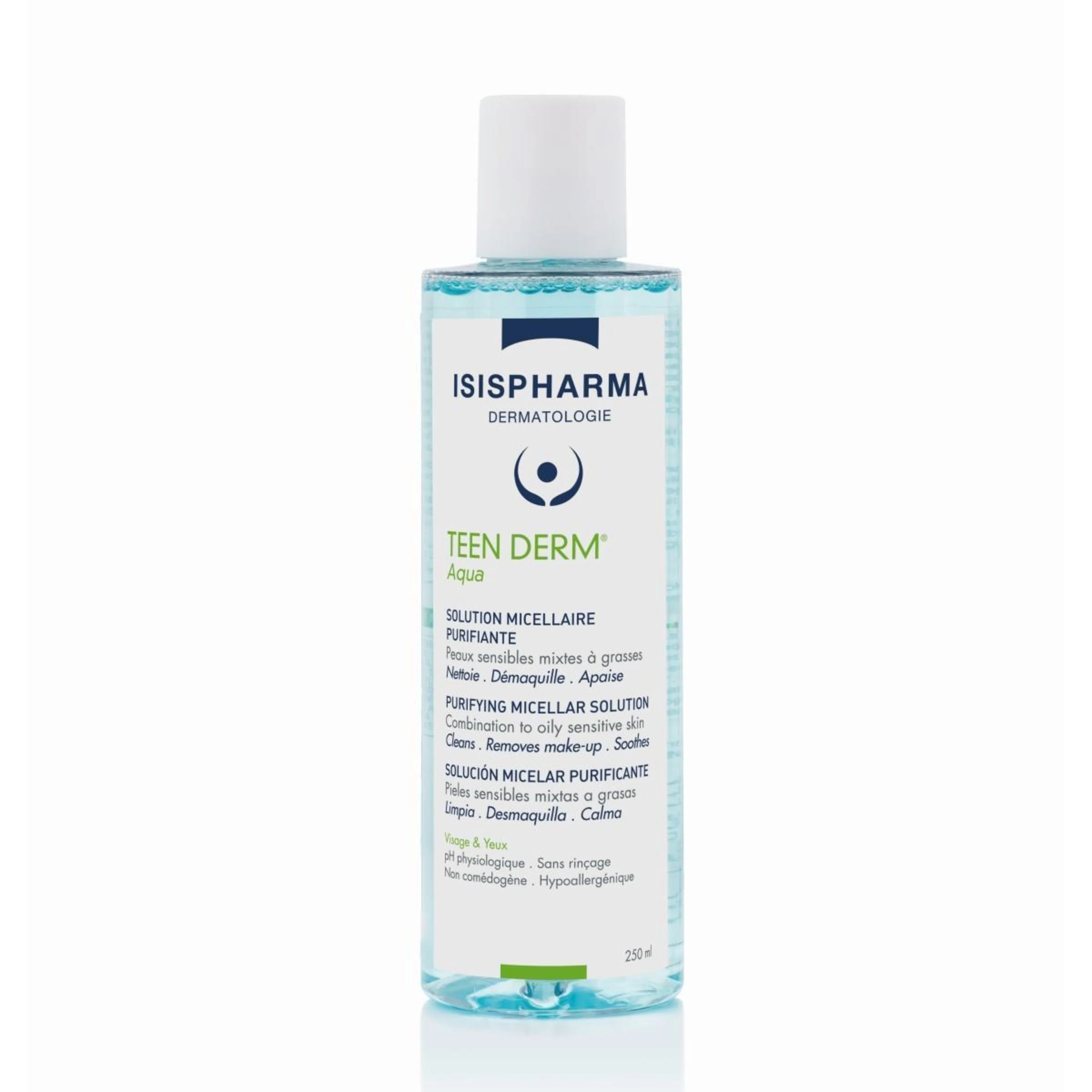 Teen Derm Aqua Solución Micelar Desmaquillante 250 Ml