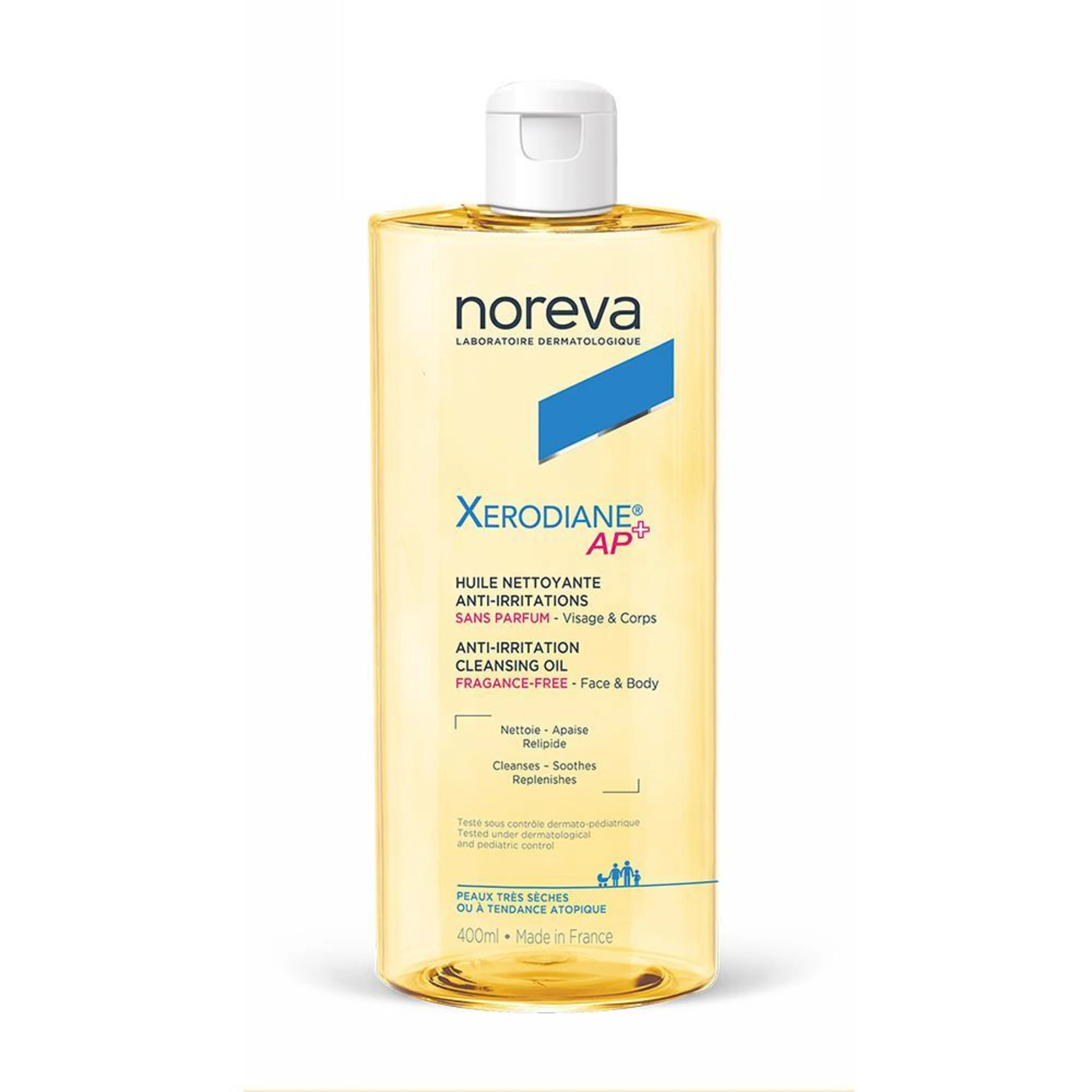 Noreva Xerodiane Ap+ Aceite Limpiador Anti-Irritaciones Con 400 Ml