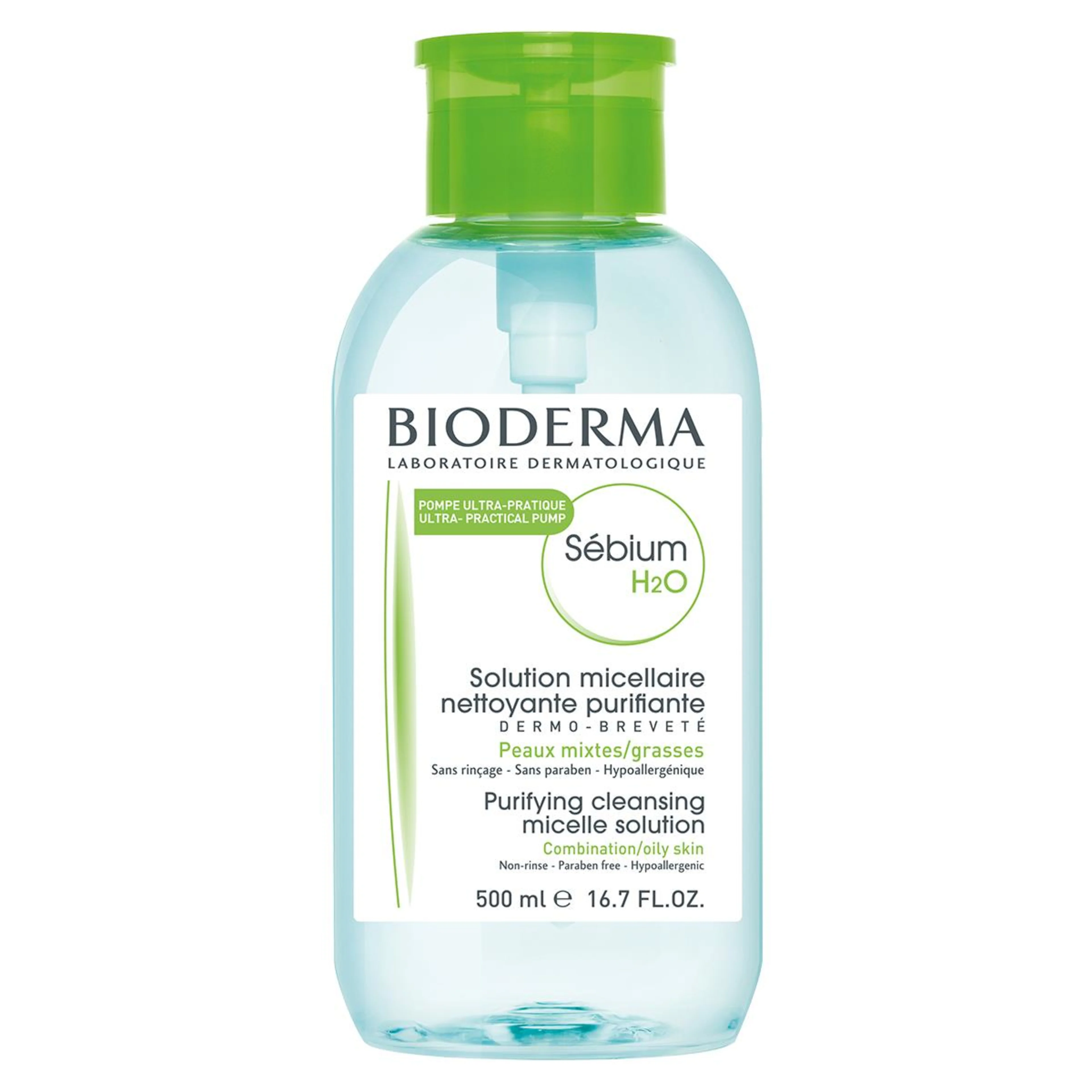 Bioderma Sébium H20 Solución Micelar Con 500 Ml