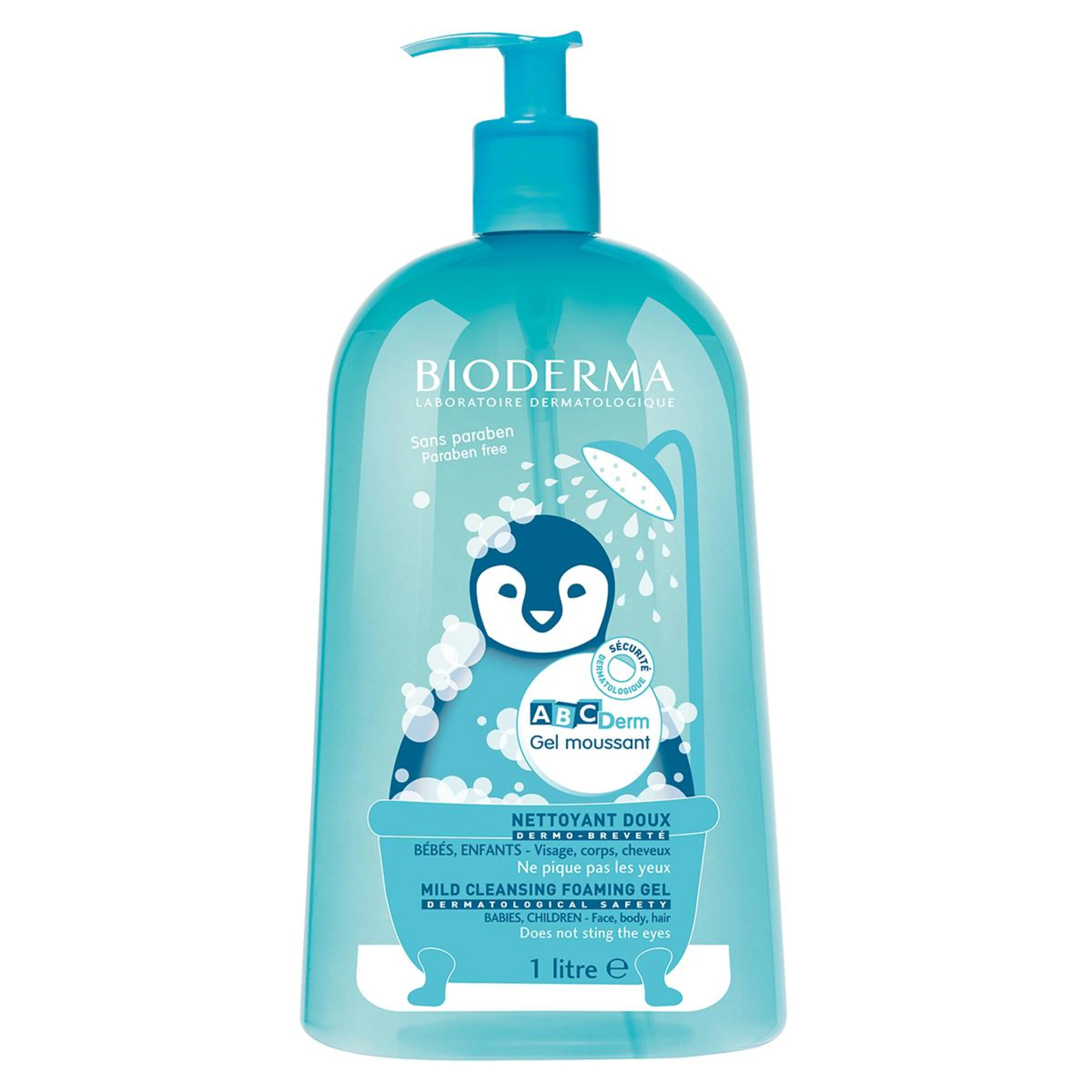 Bioderma Abcderm Gel Limpiador De Baño 1 Litro