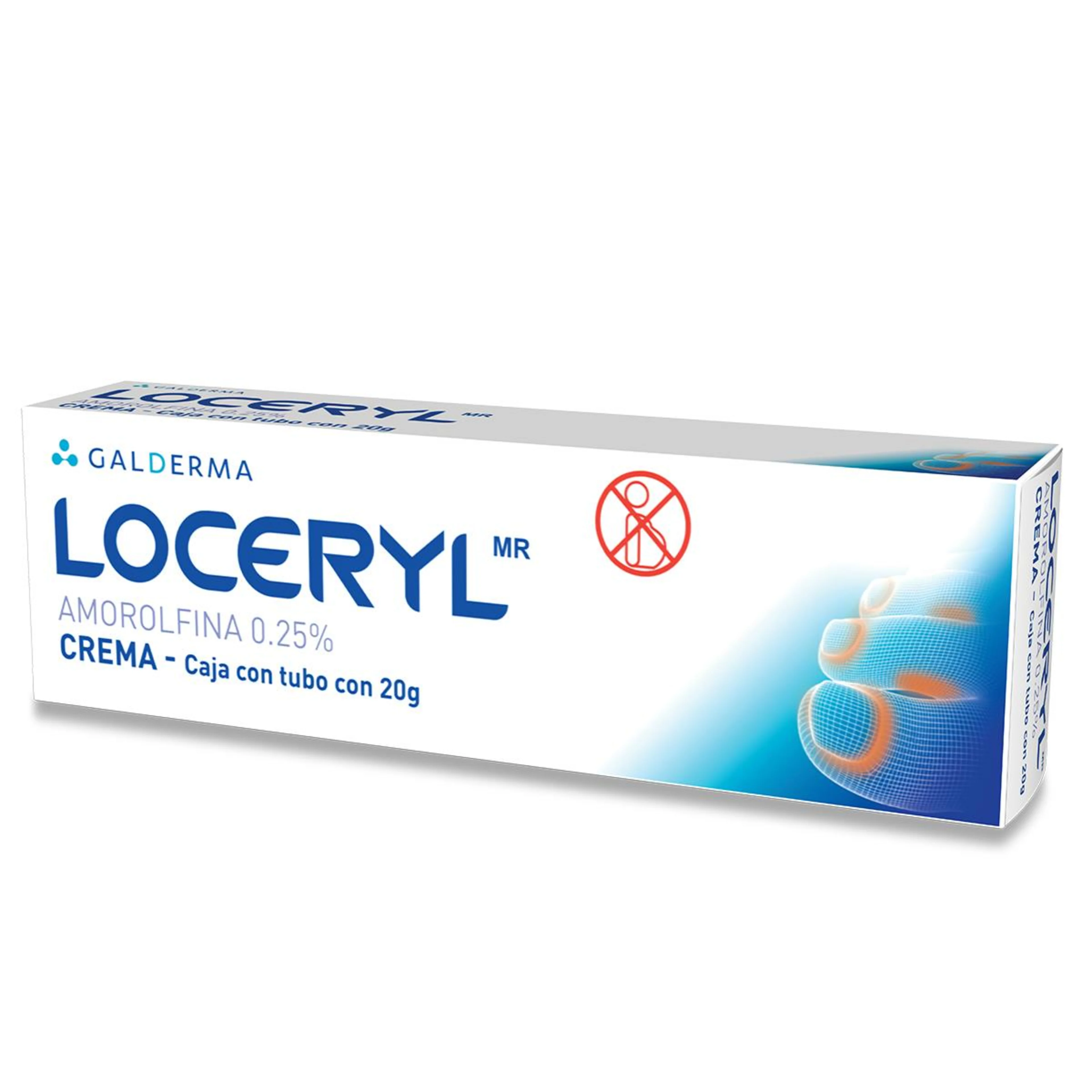 Loceryl 0.25% Crema Con 20 G