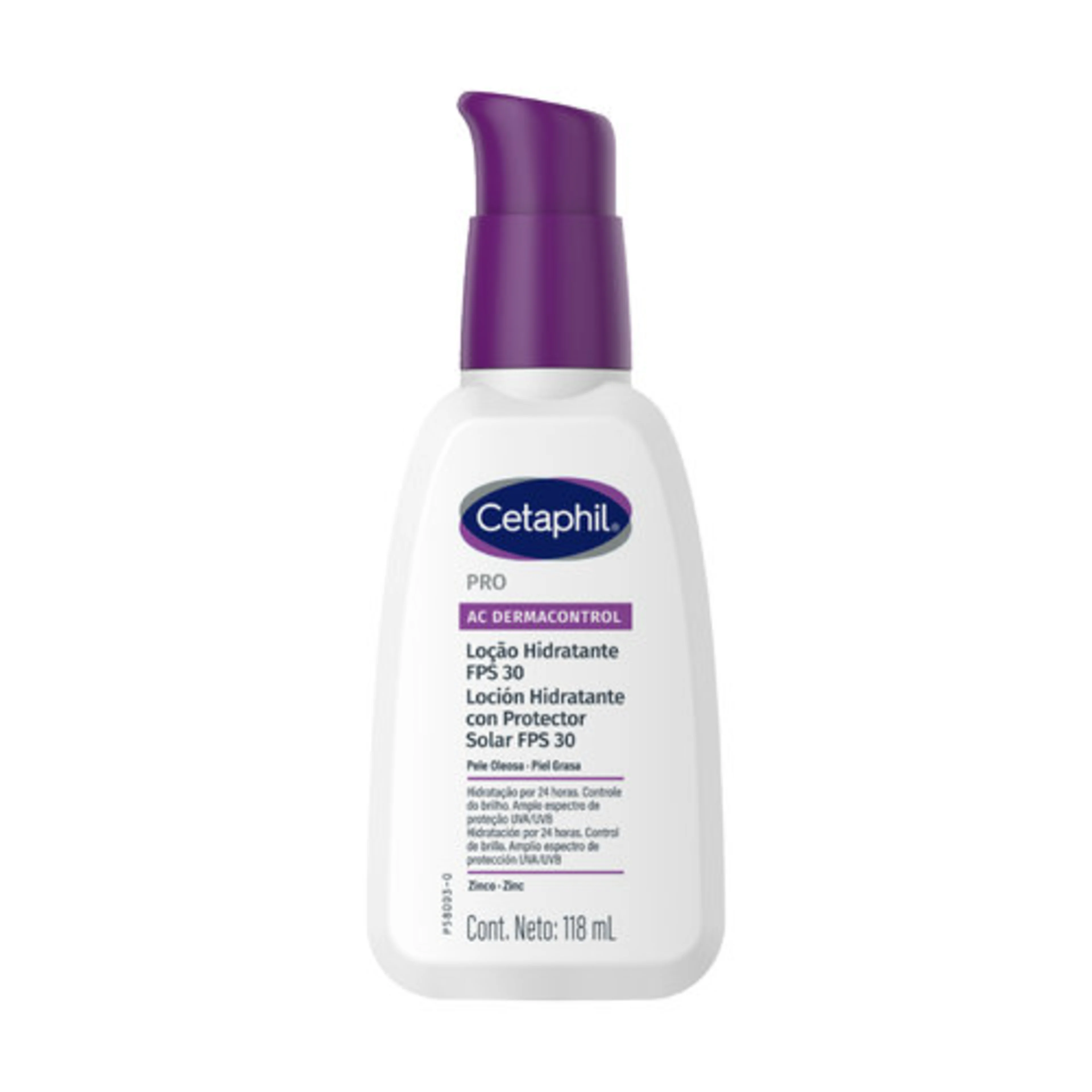 Cetaphil Pro Ac Dermacontrol Loción Hidratante Facial Con Fps 30 118 Ml