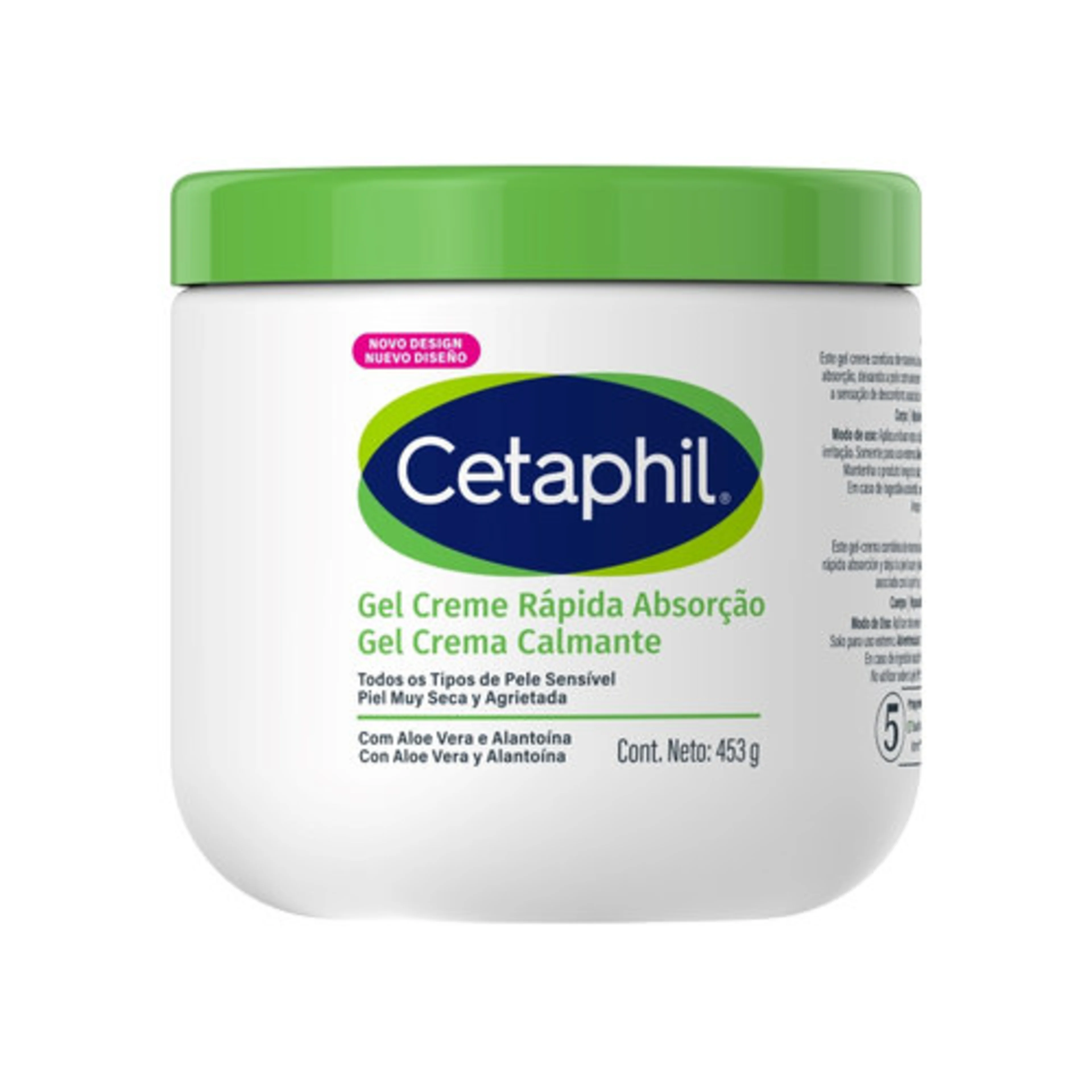 Cetaphil Gel Crema Calmante De Rápida Absorción Con 453 G