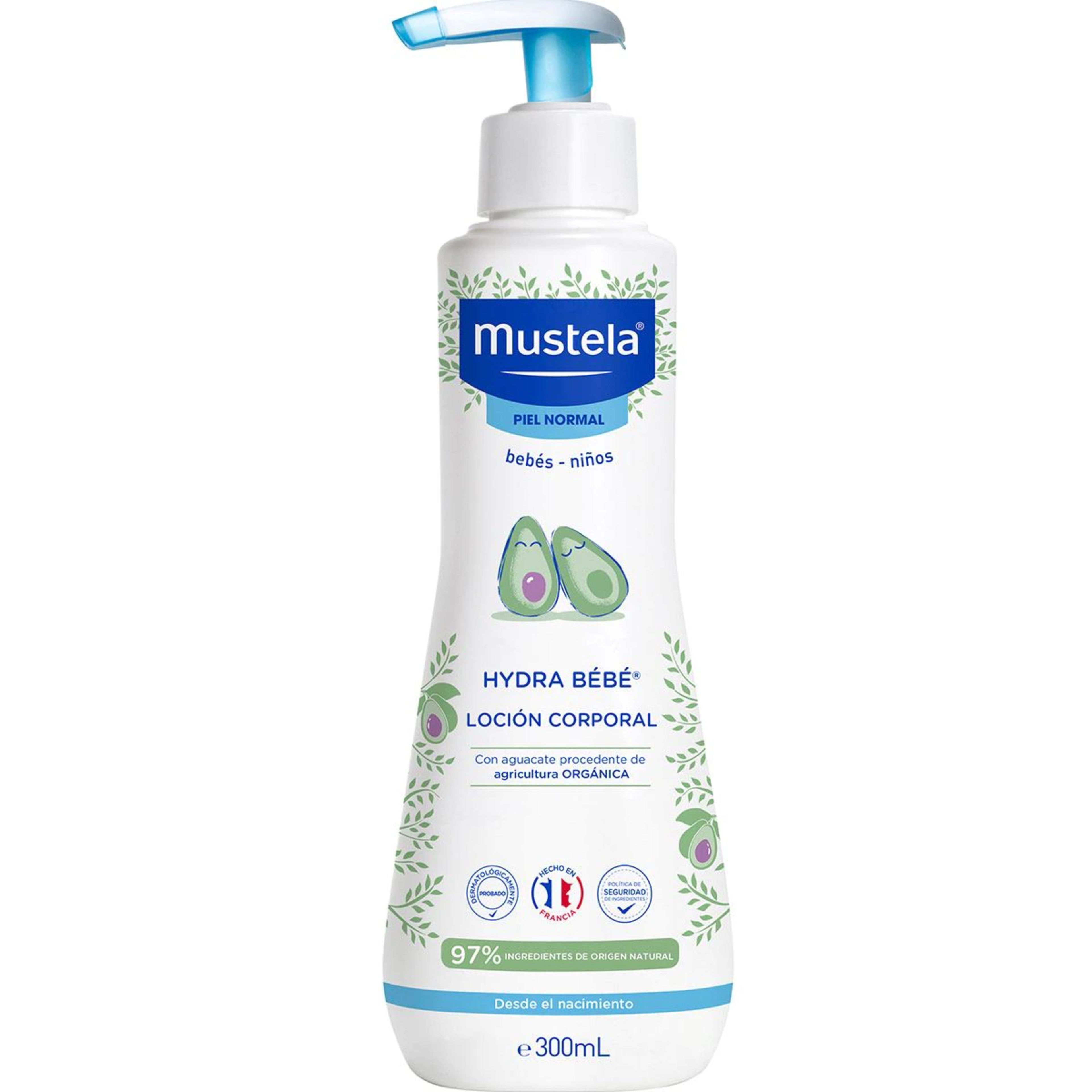 Mustela Hydra Bebé Loción Corporal Para Bebés Y Niños Piel Normal 300 Ml
