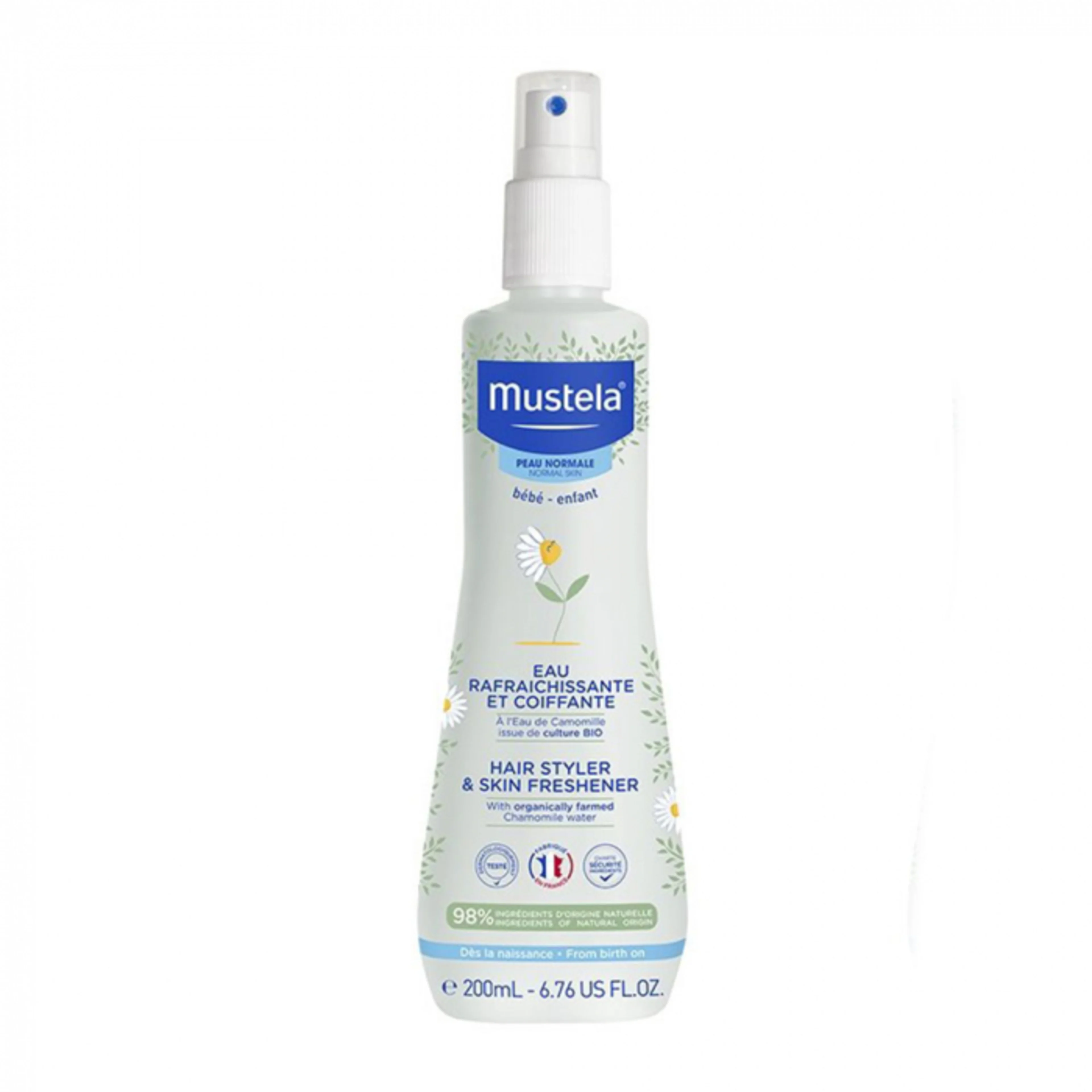 Mustela Agua Para Peinar Refrescante Para Bebés Y Niños Piel Normal 200 Ml