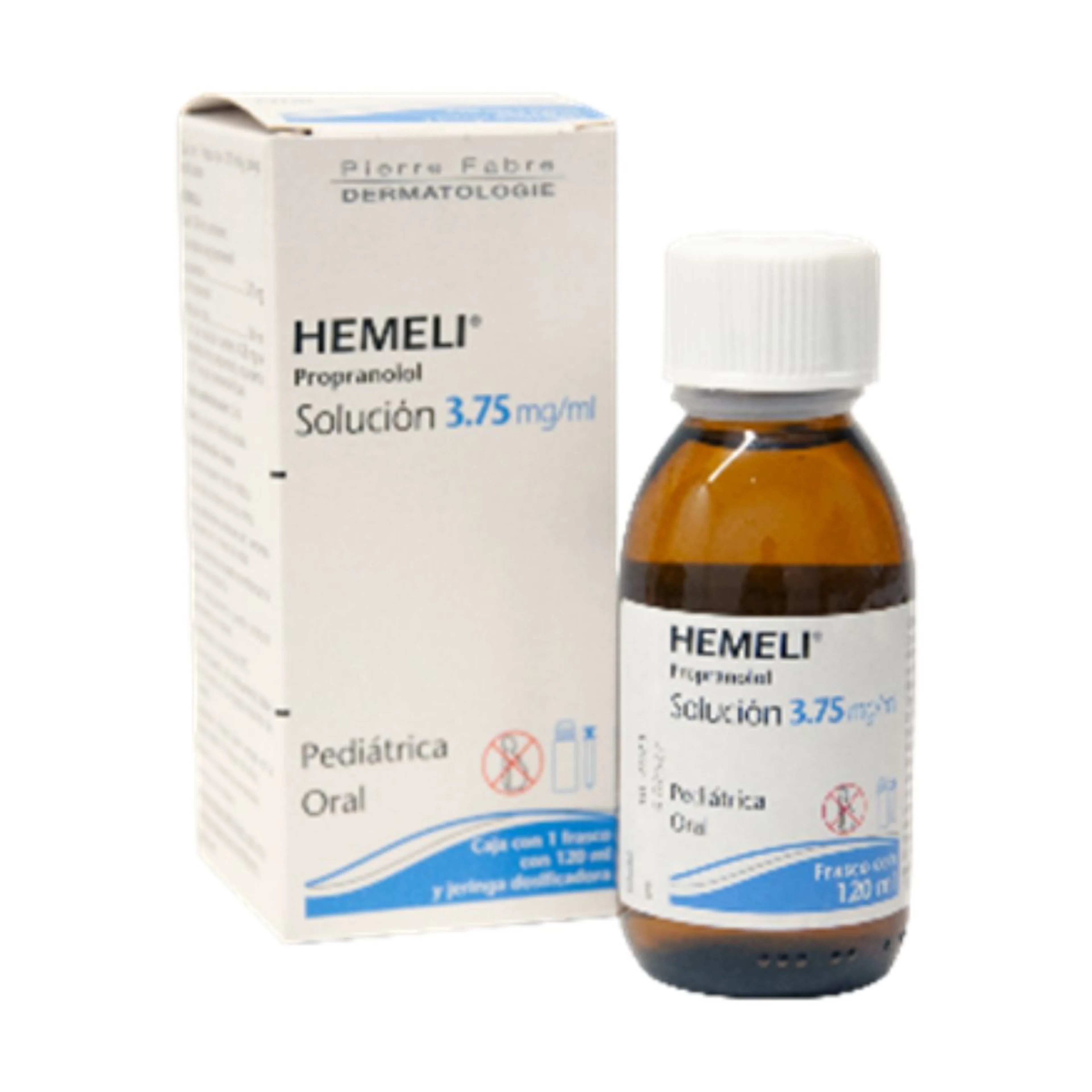 Hemeli Propanolol 3.75 Mg / Ml Solución Pediatrica Con 120 Ml