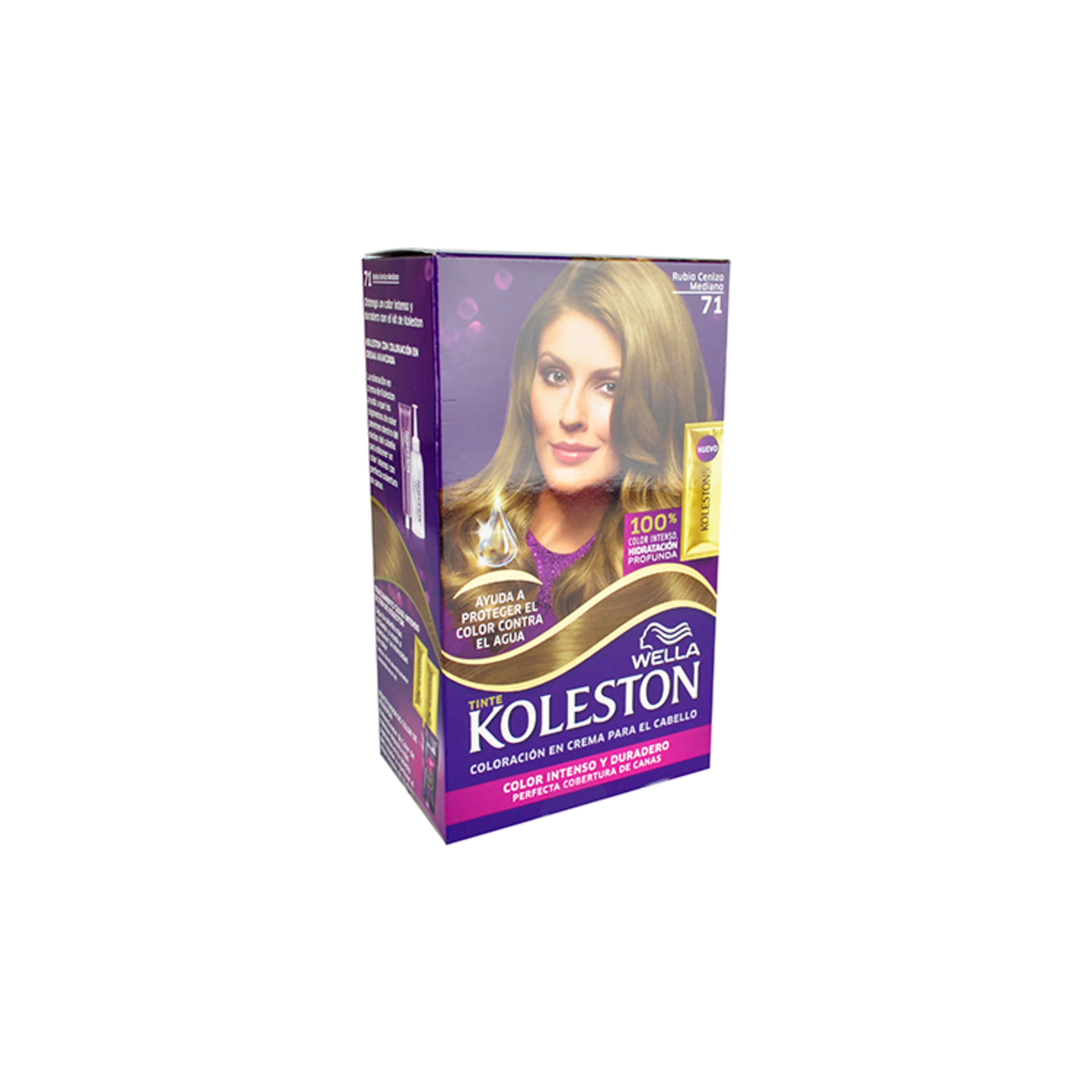 Koleston Tinte En Crema Tono Rubio Cenizo Mediano 71
