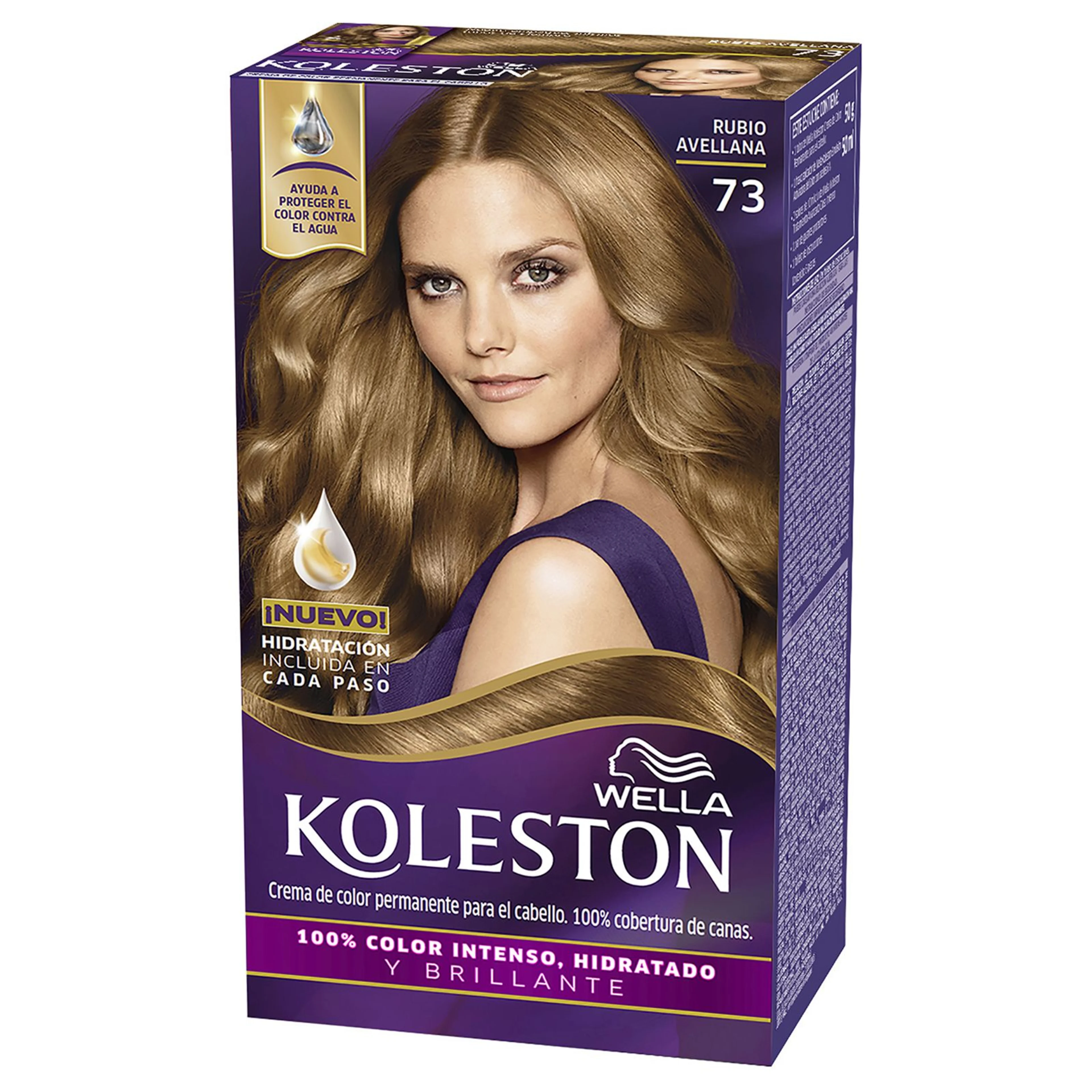 Koleston Tinte En Crema Tono Rubio Avellana 73