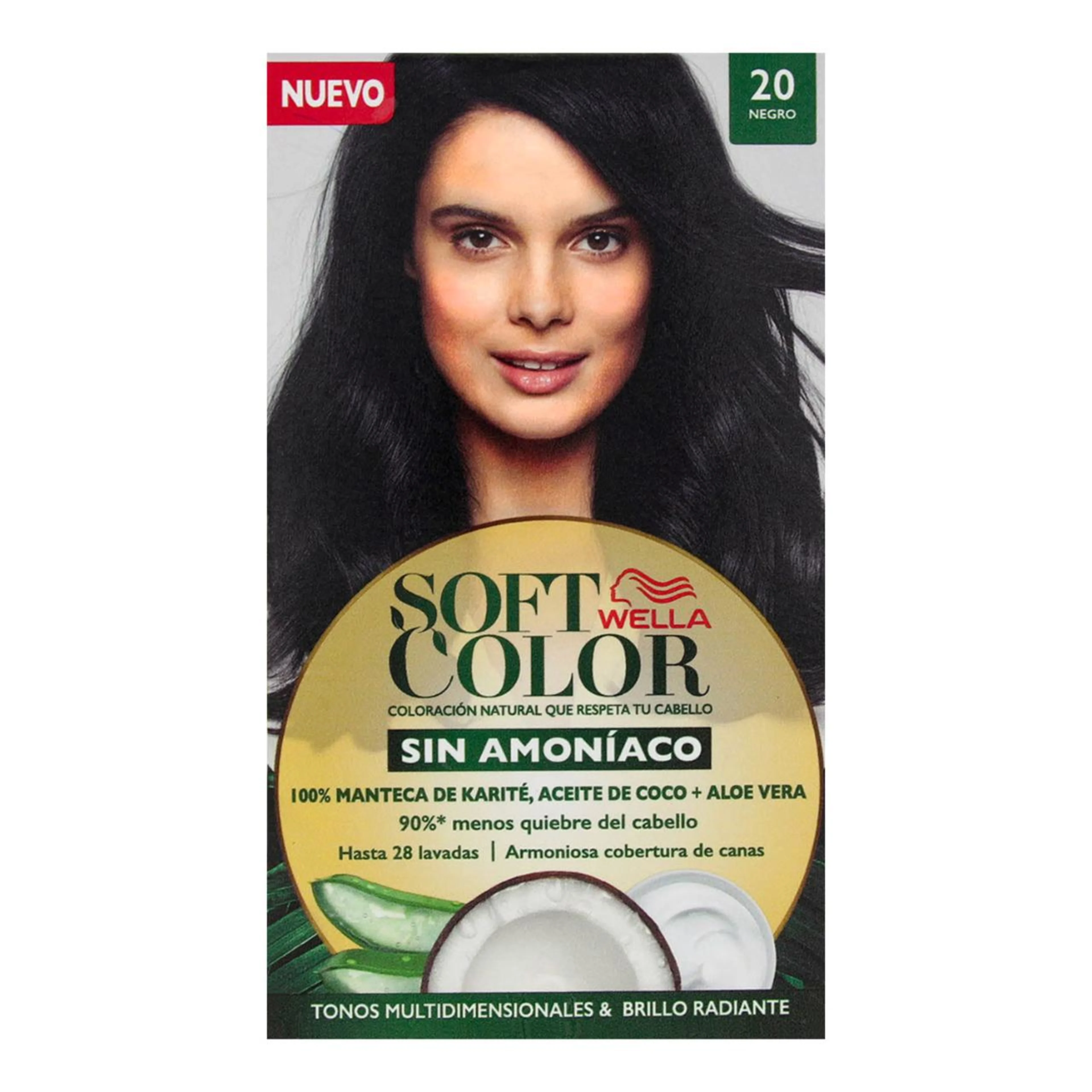 Tinte soft color negro (20) 6 pzas.