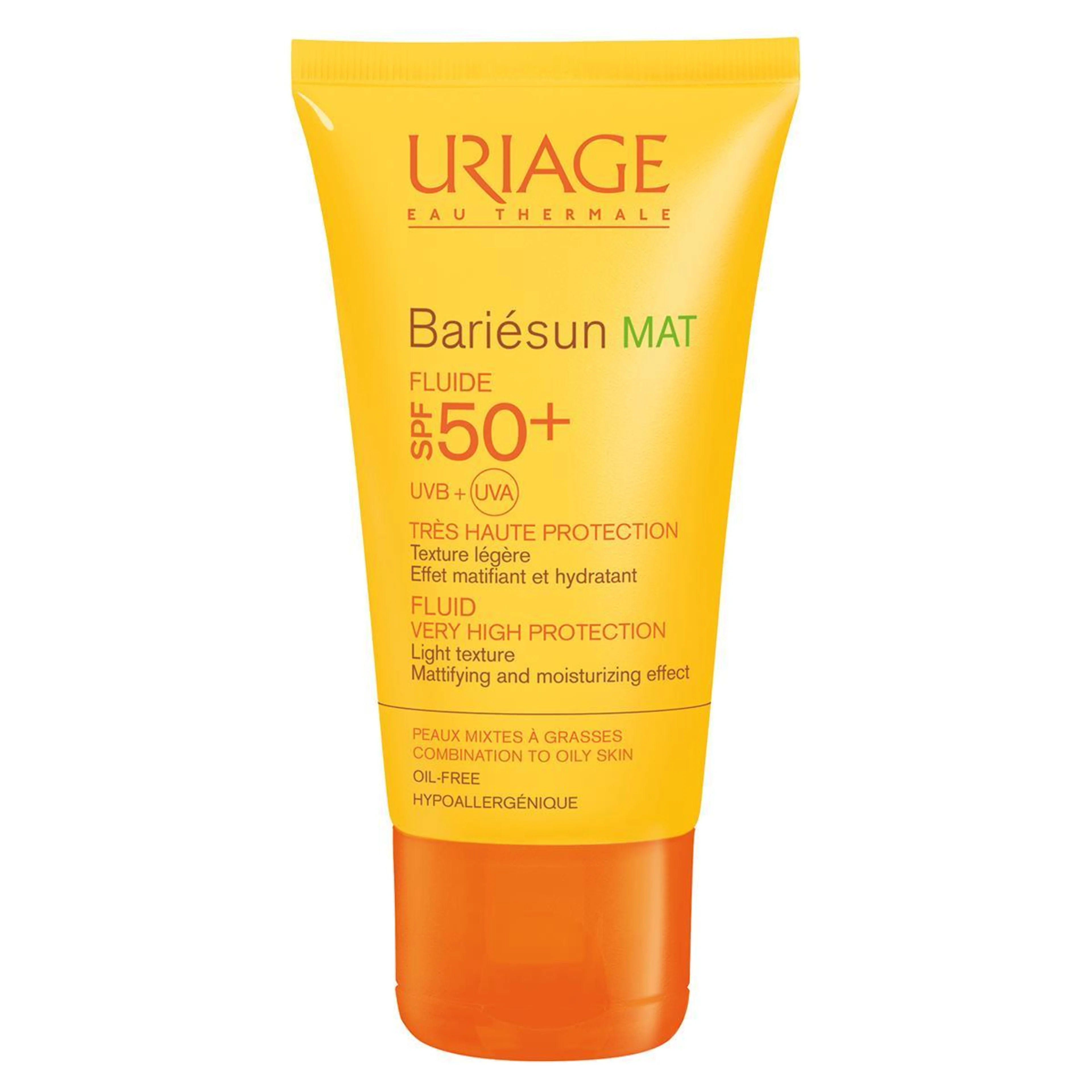 Uriage Bariésun Fluido Matificante Spf 50 Con 50 Ml