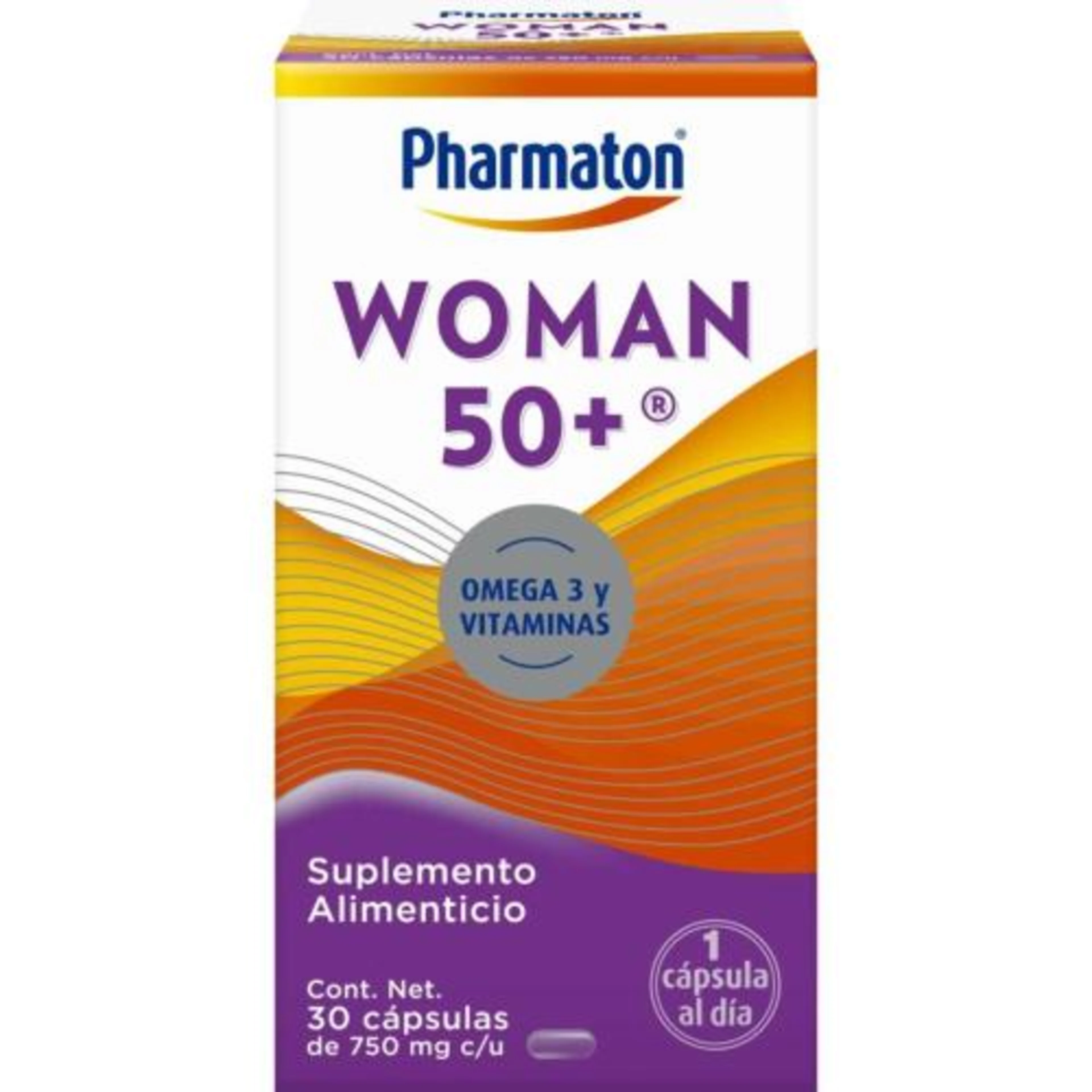Pharmaton Woman 50+ con 30 Cápsulas