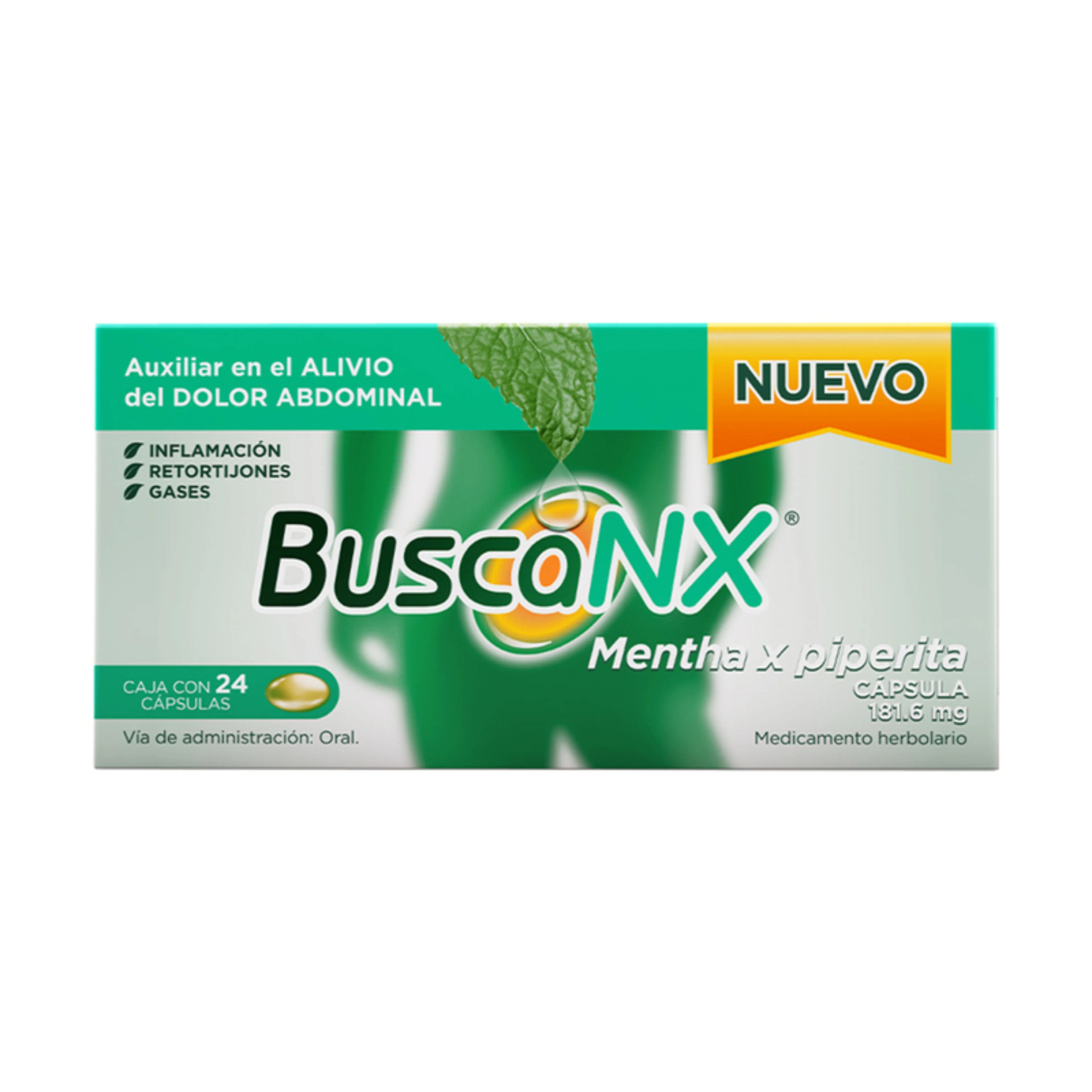Buscanx 181.6 Mg Con 24 Cápsulas