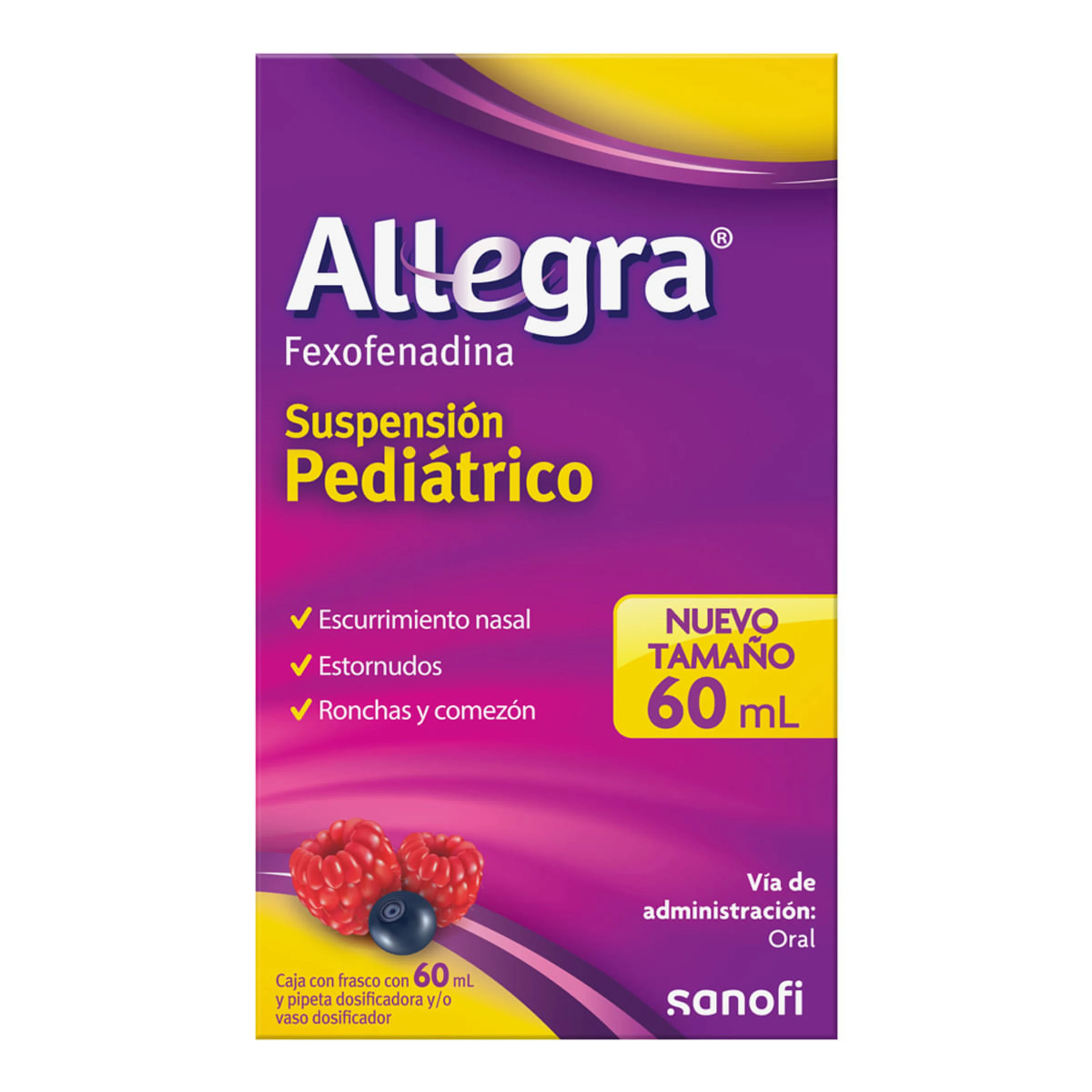 Allegra Suspension Pediatrico Con 60 Ml