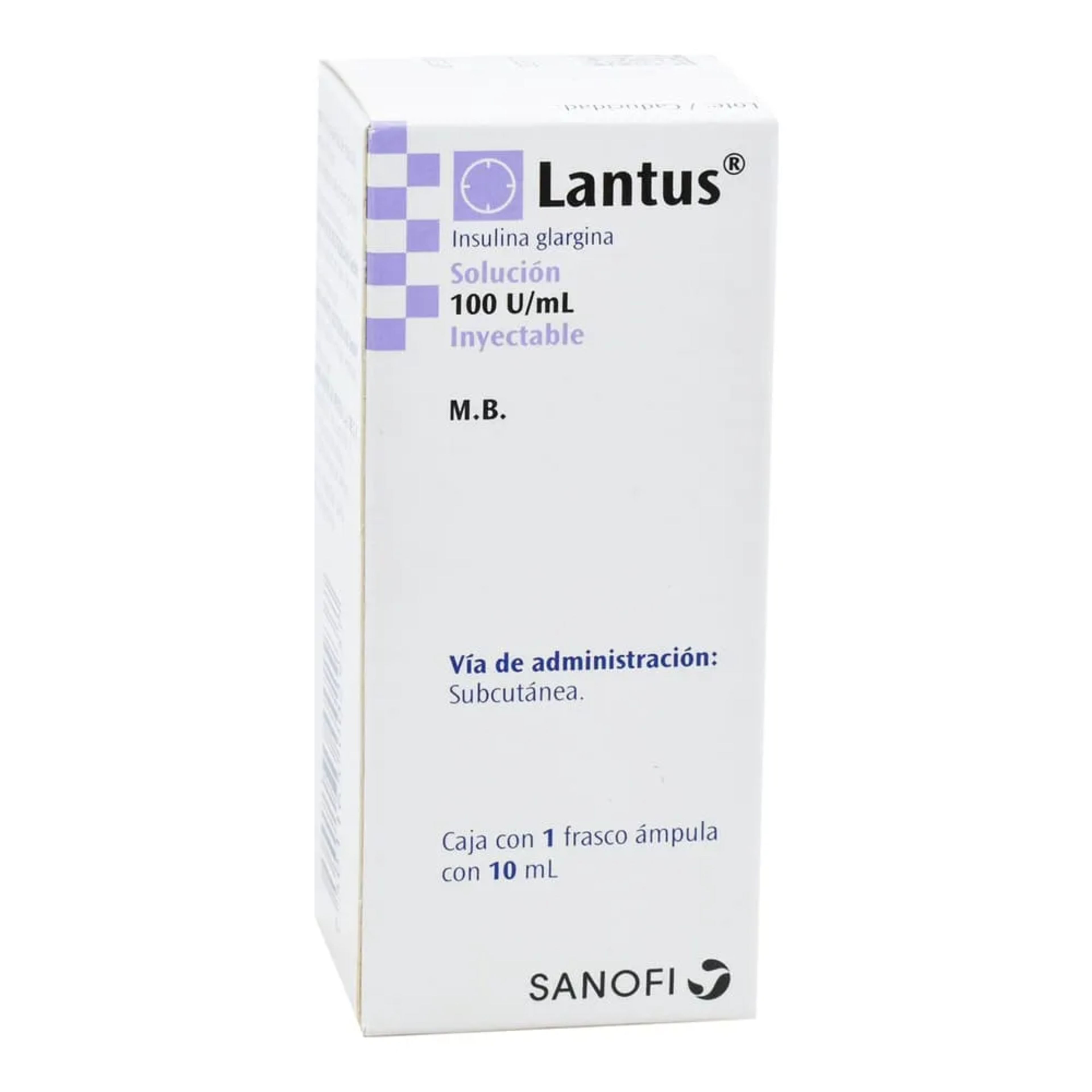 Lantus 100 U/Ml Ampolleta Con 10 Ml