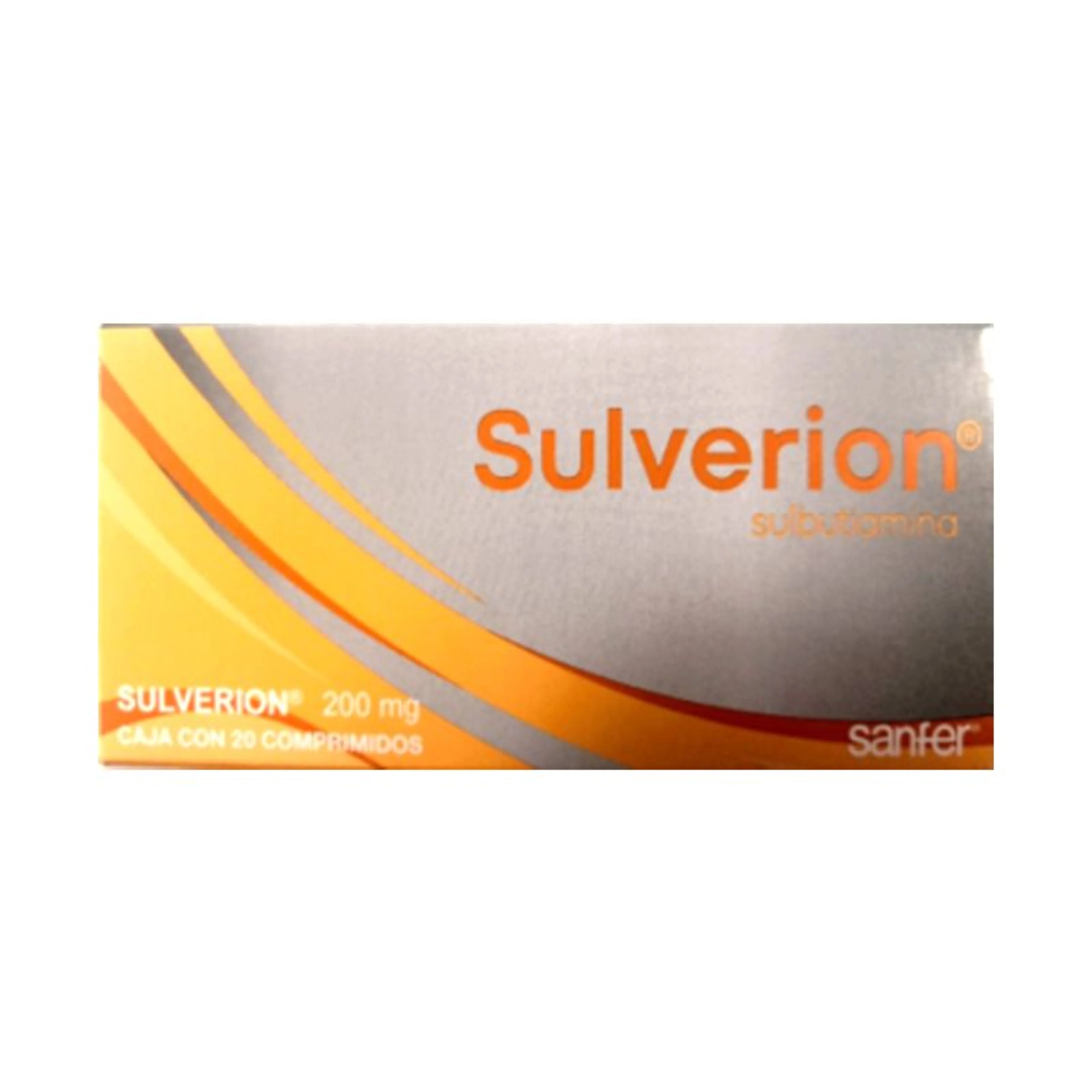 Sulverion 200 Mg Con 20 Comprimidos