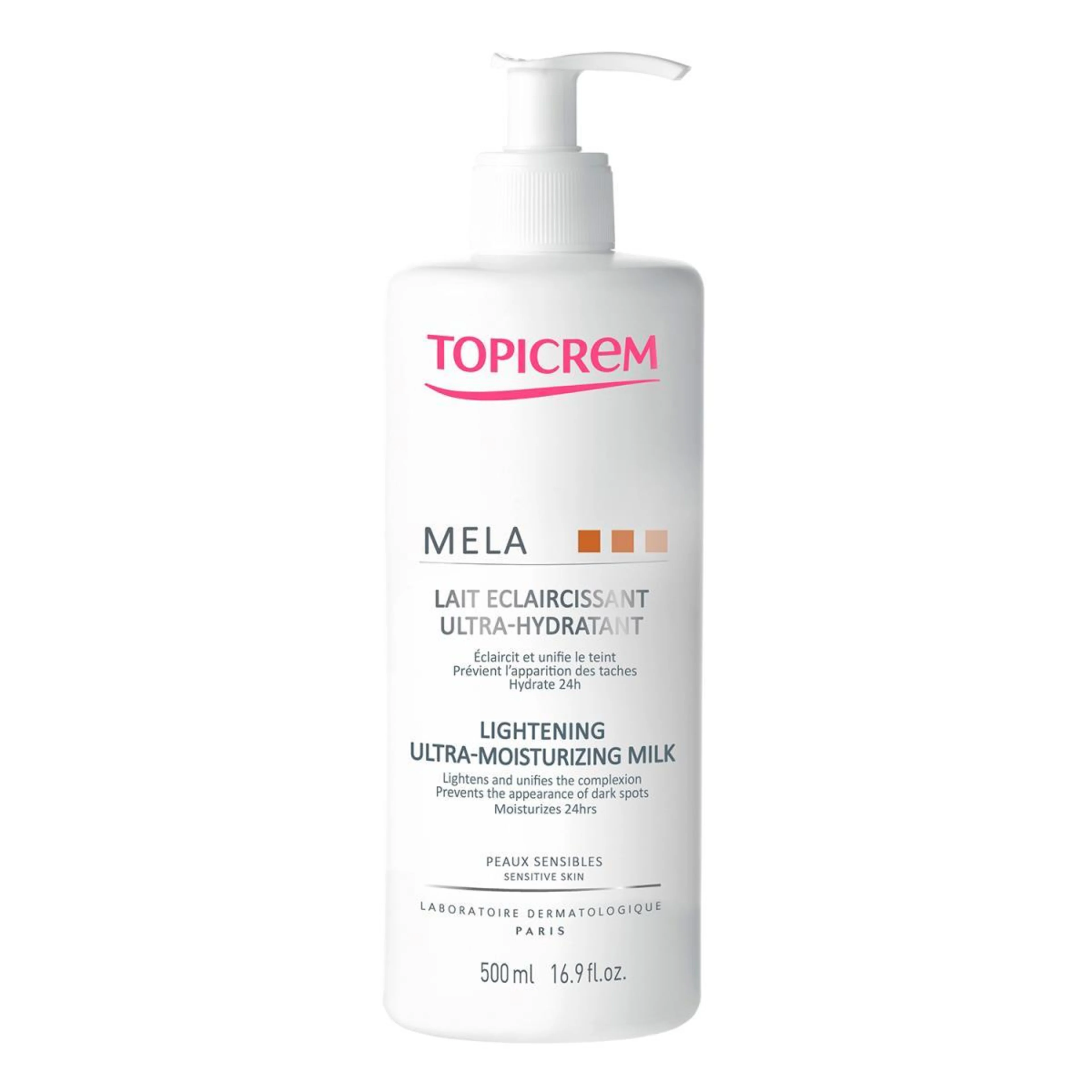 Topicrem Mela Leche Unificante Ultra-Hidratante Con 500 Ml
