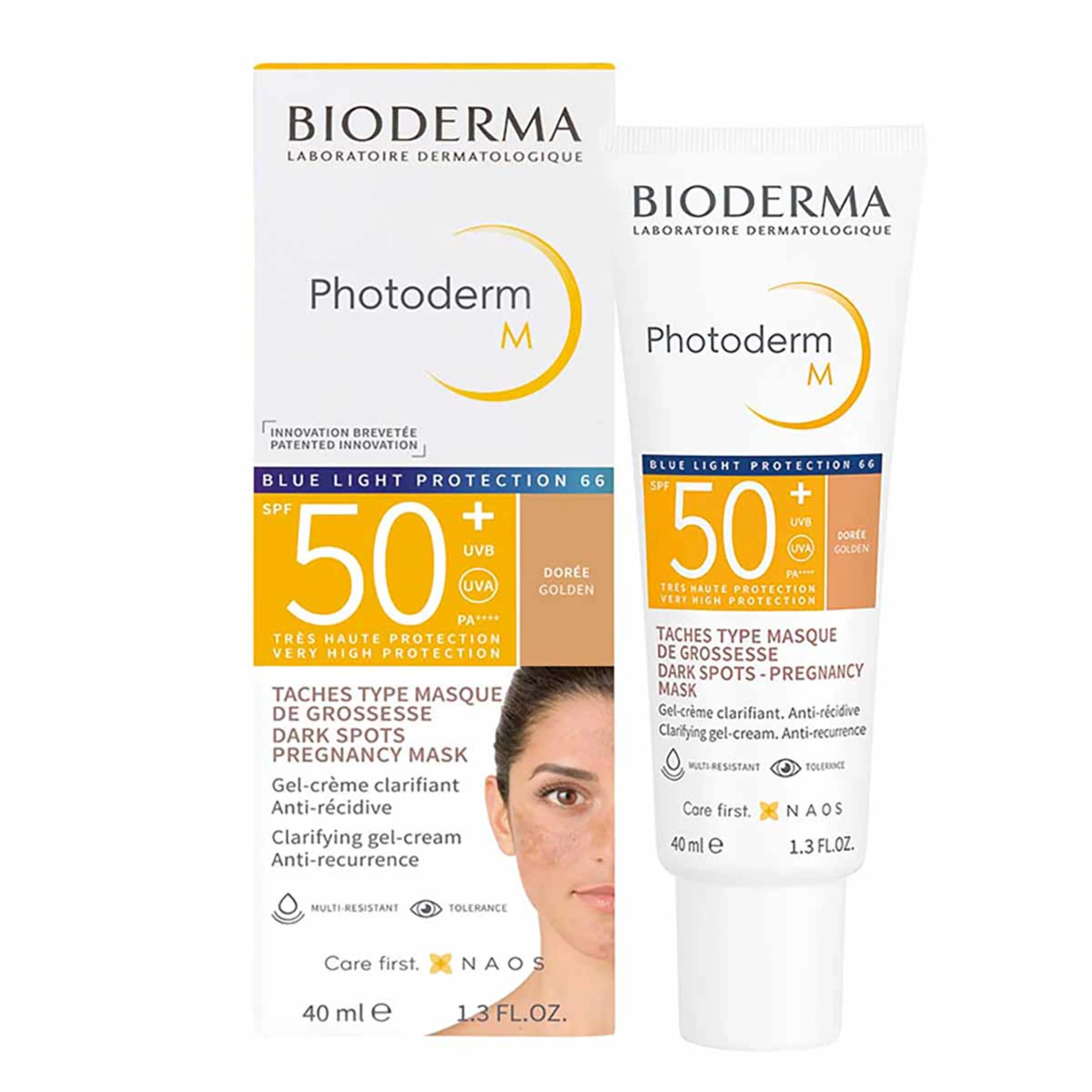 Bioderma Photoderm M Fps 50+ Tono Dorado Con 40 Ml