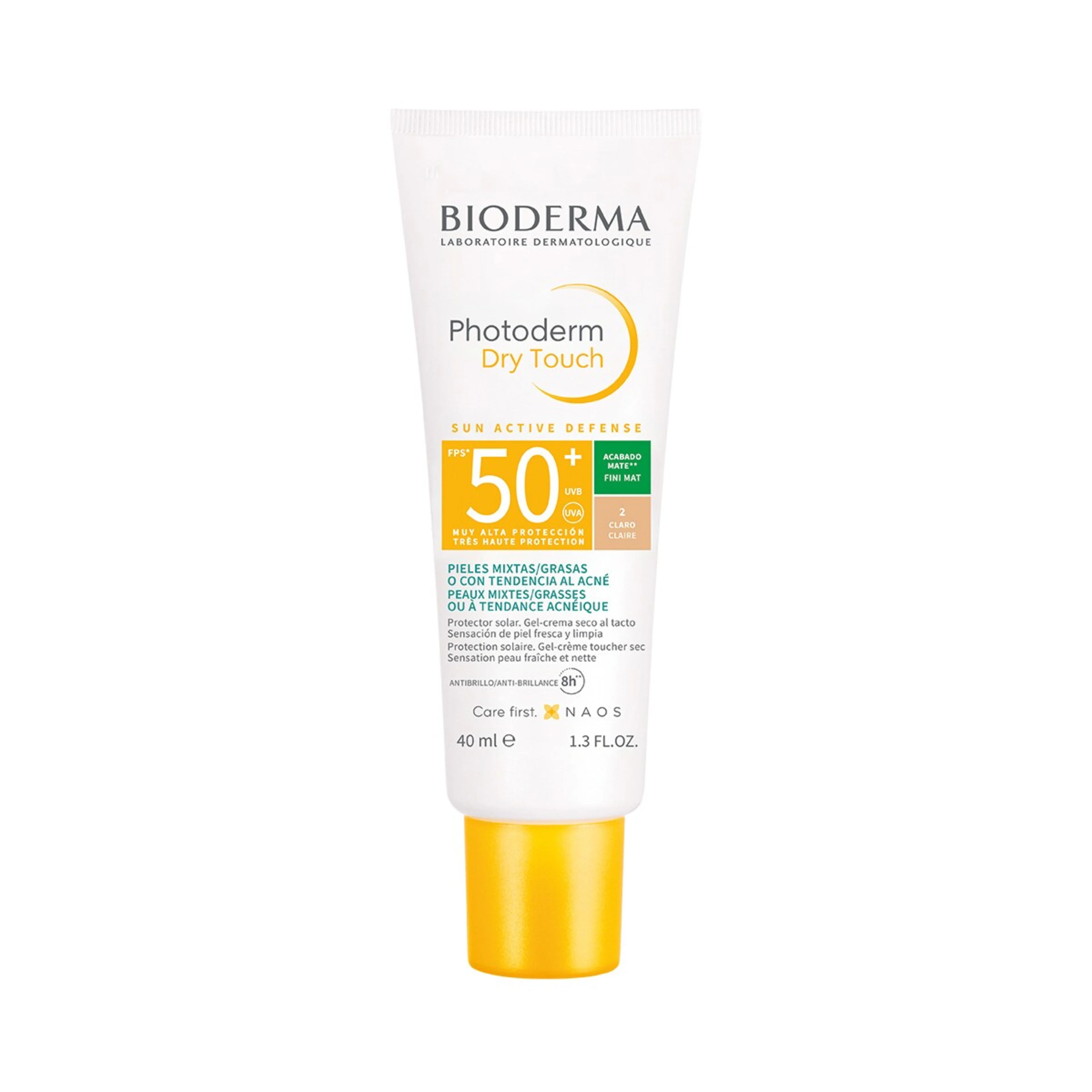 Photoderm Dry Touch Protector Solar Fps 50+ Para Piel Mixta-Grasa Tono Claro Con 40 Ml