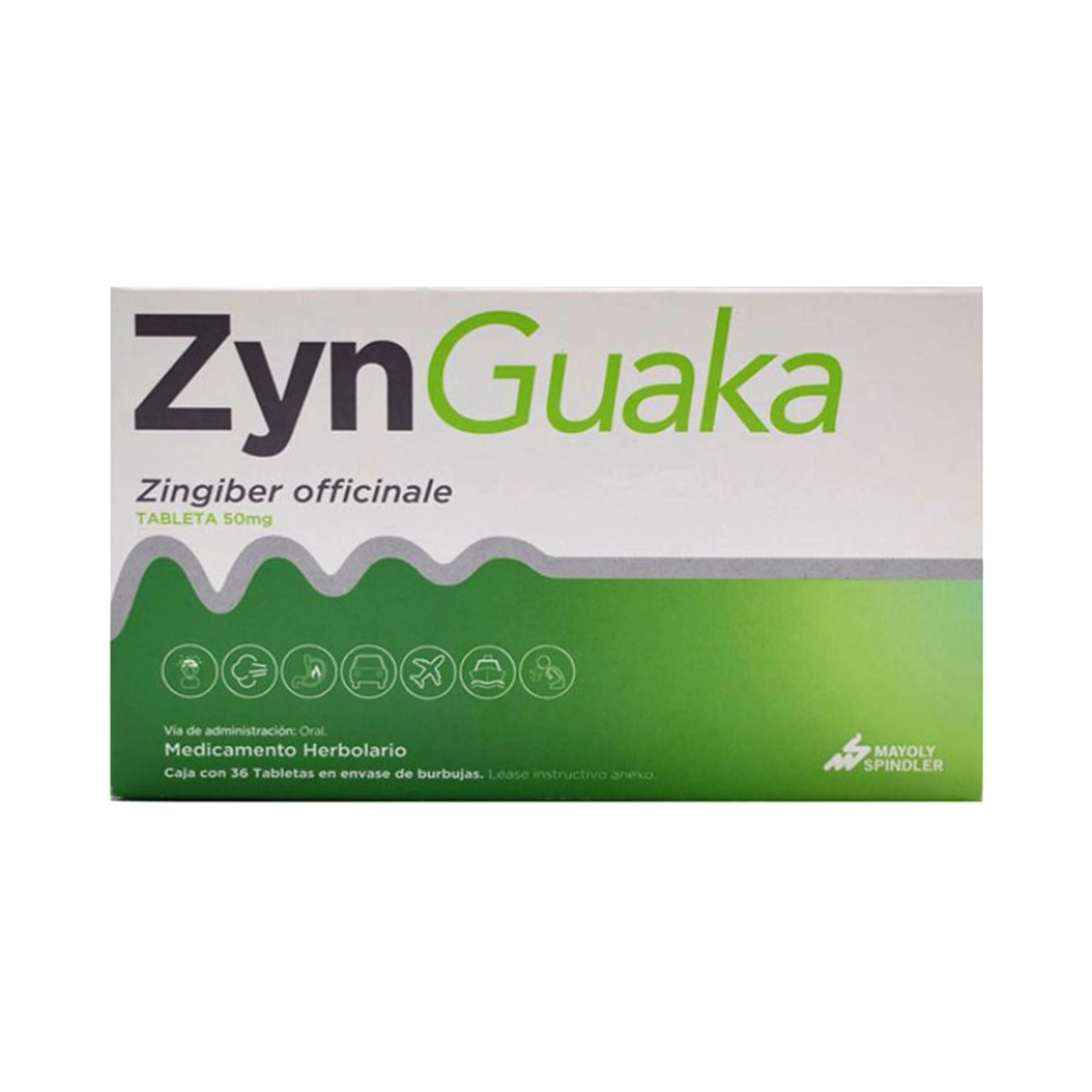 Zynguaka 50 Mg Con 36 Tabletas