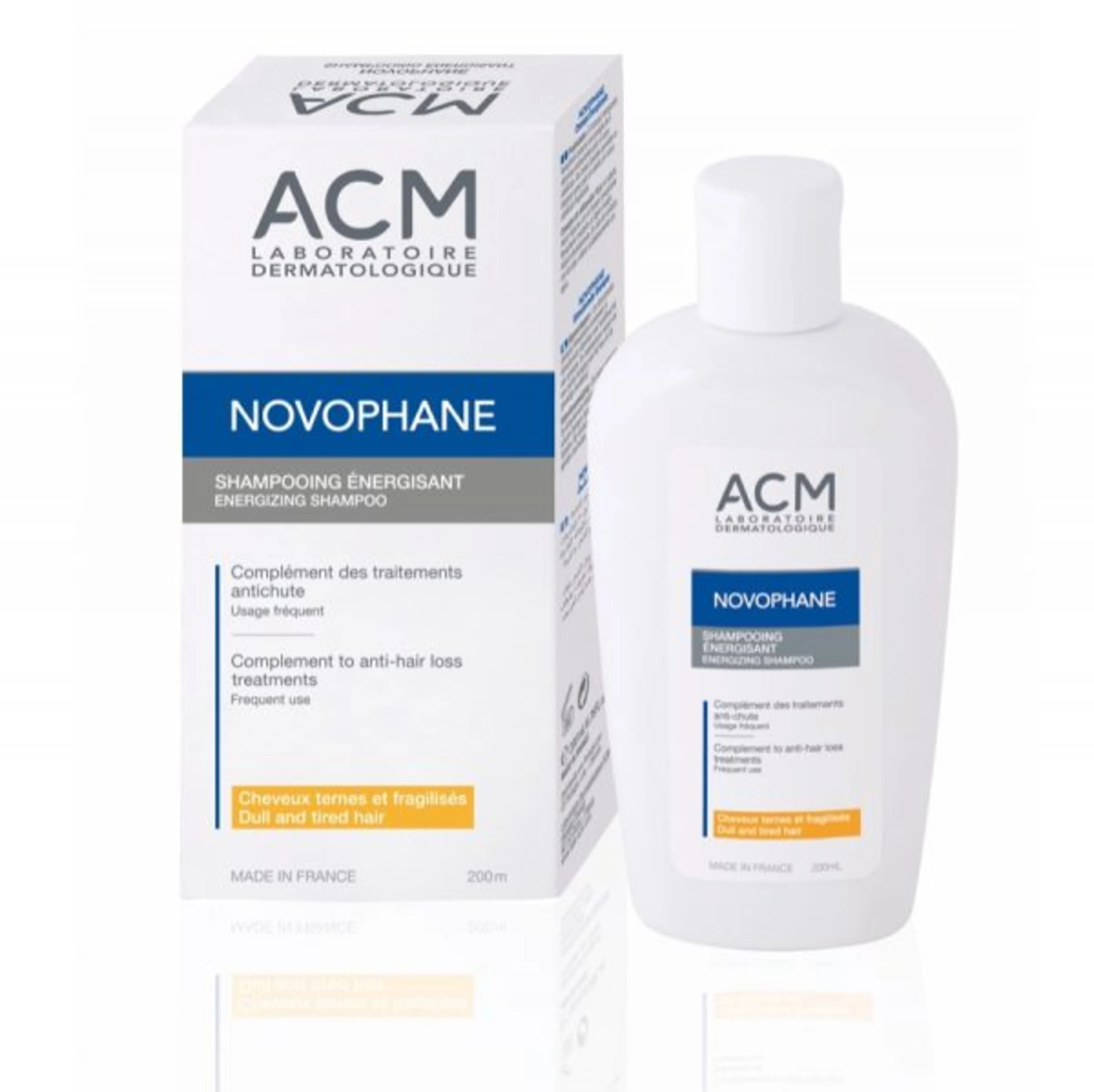 Novophane Shampoo Energizante Para El Cuidado Capilar 200 Ml Envase
