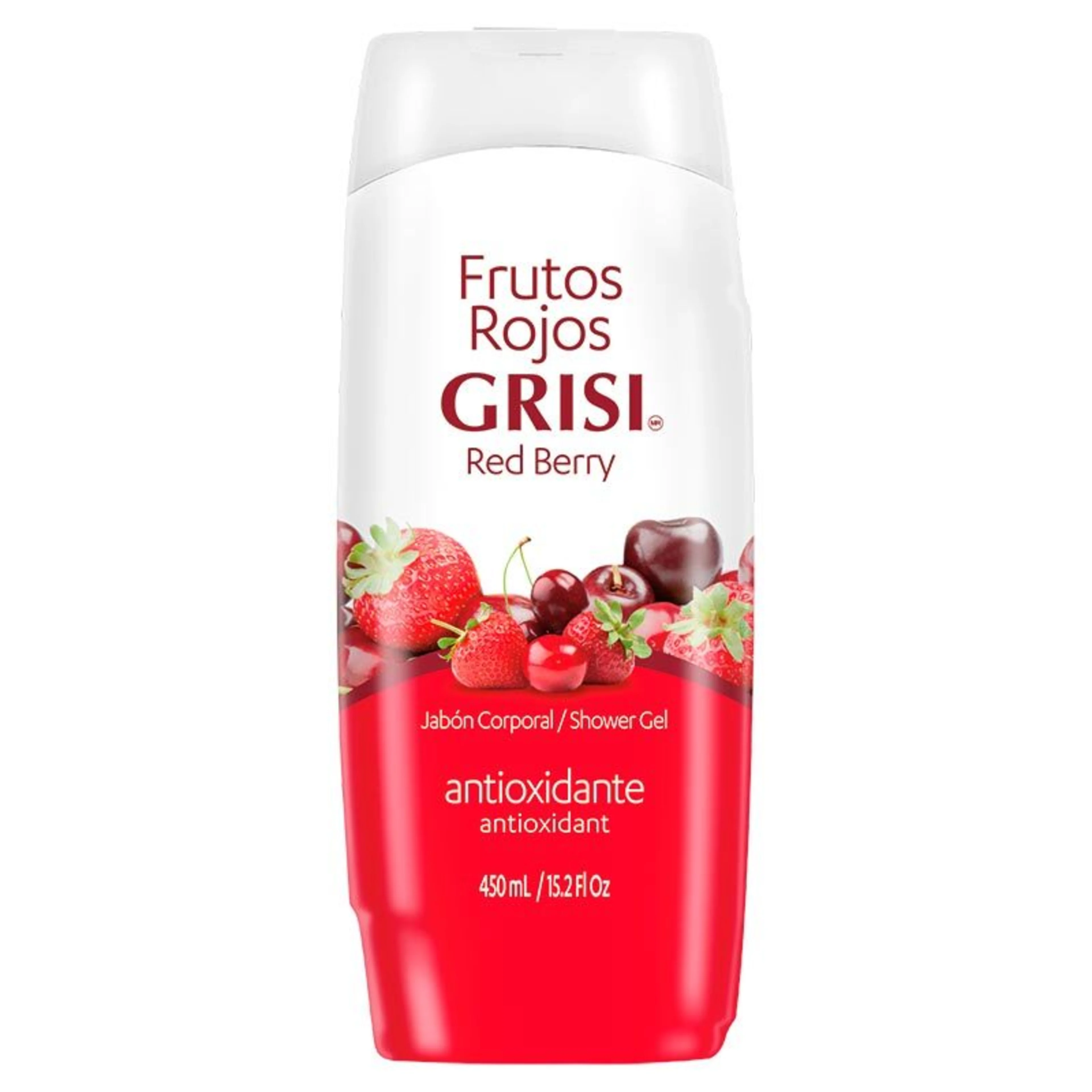 Grisi Frutos Rojos Antioxidante Jabón Corporal 450 Ml