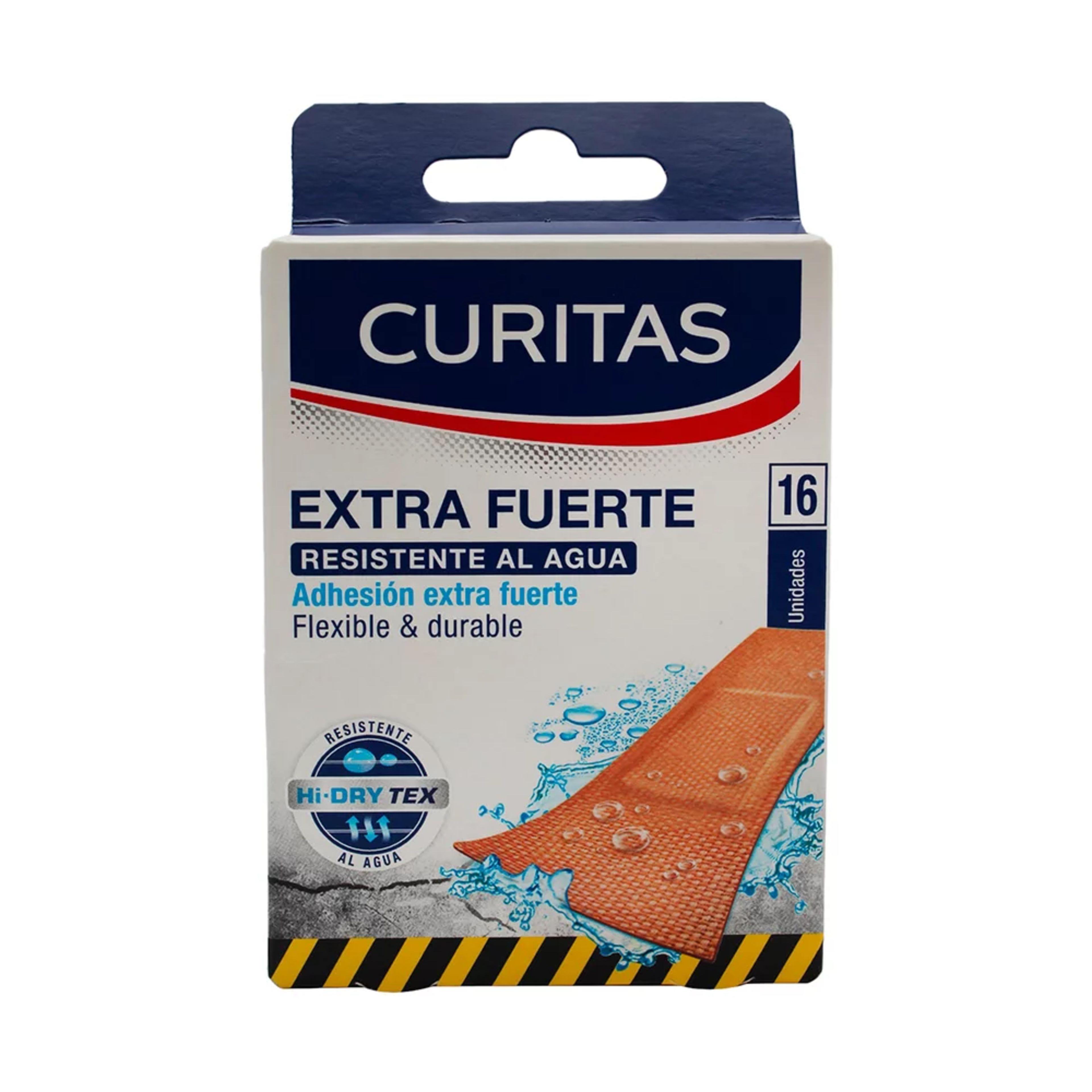 Curitas Extra Fuerte Venditas Adhesivas Con 16 Piezas