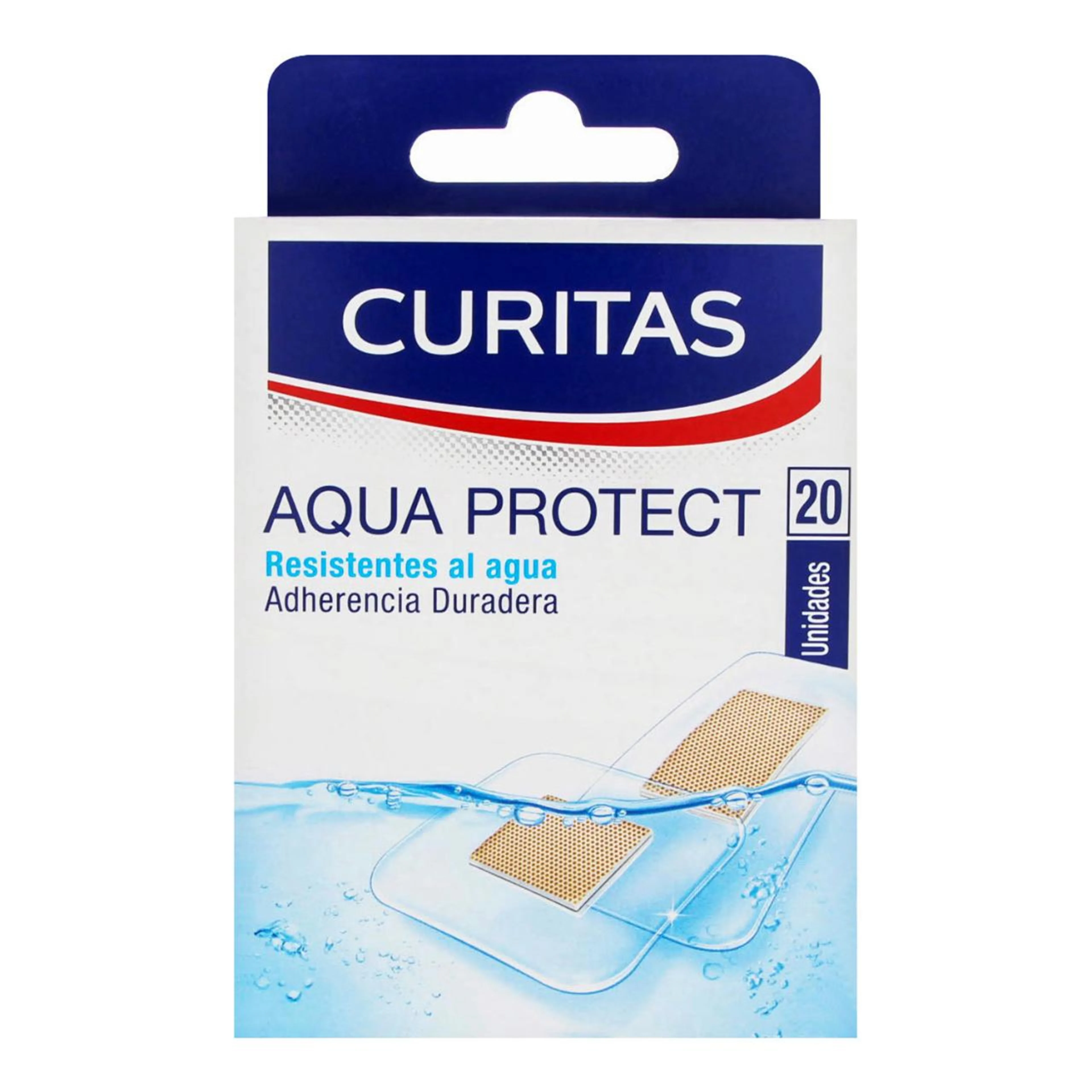 Curitas Aqua Protect Resistentes Al Agua Con 20 Piezas